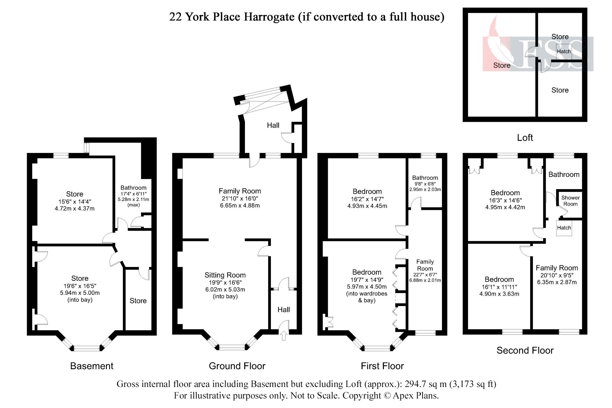 Floorplan for                                                          
                                                    
