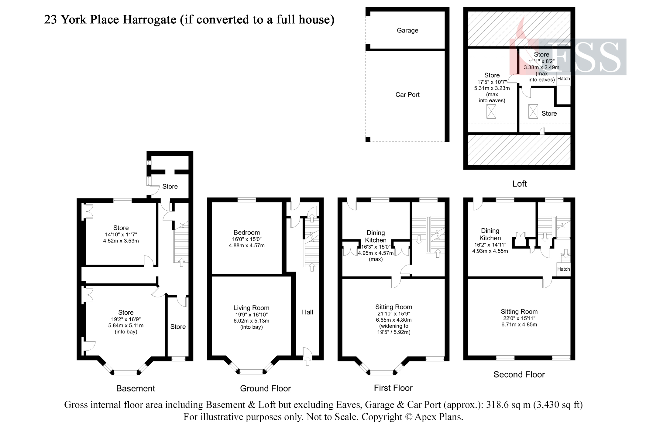 Floorplan for                                                          
                                                    