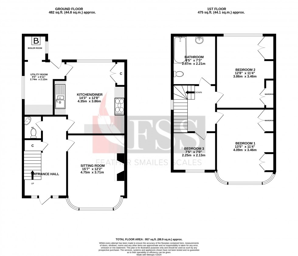 Floorplan for                                                          
                                                    