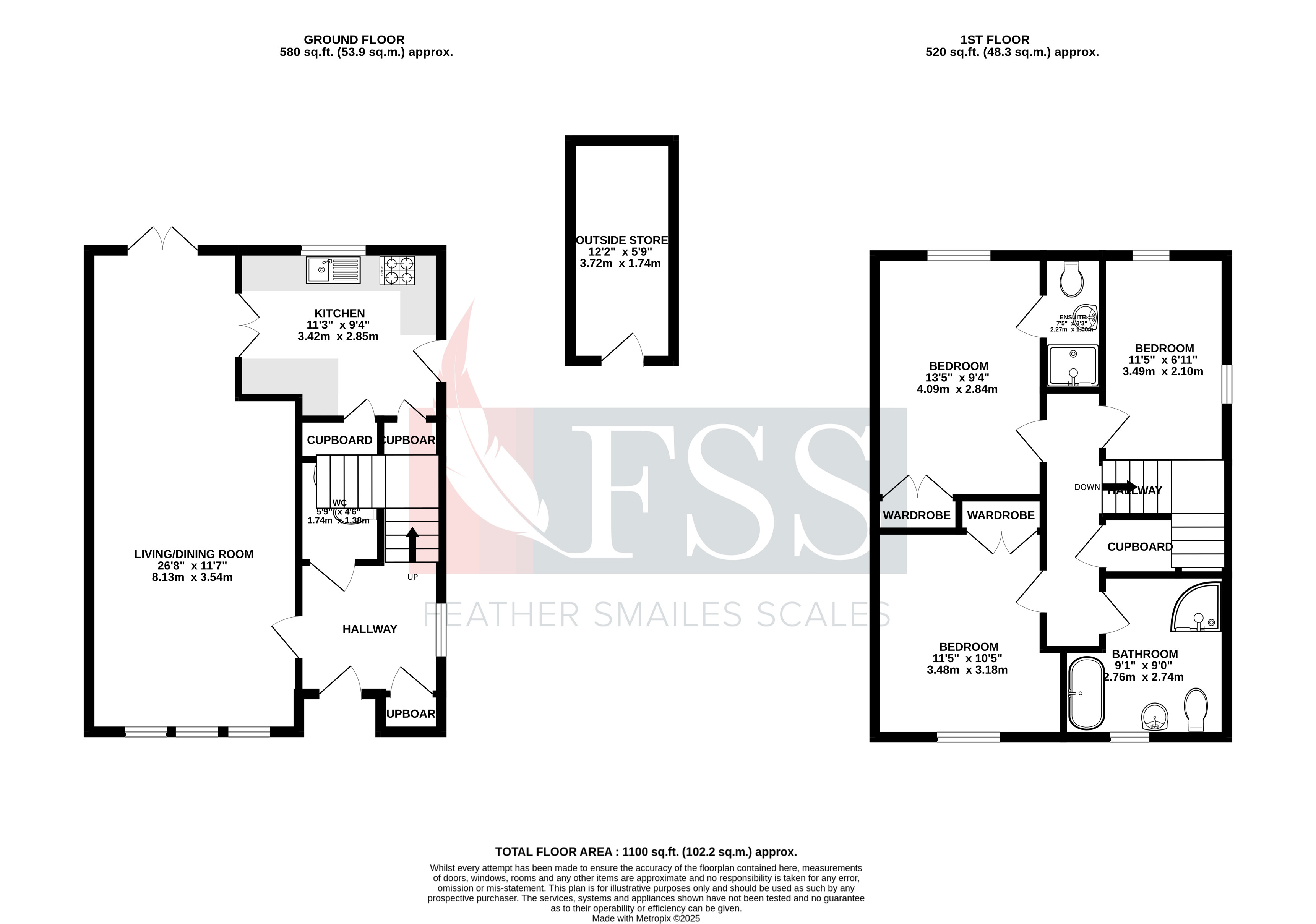 Floorplan for                                                          
                                                    