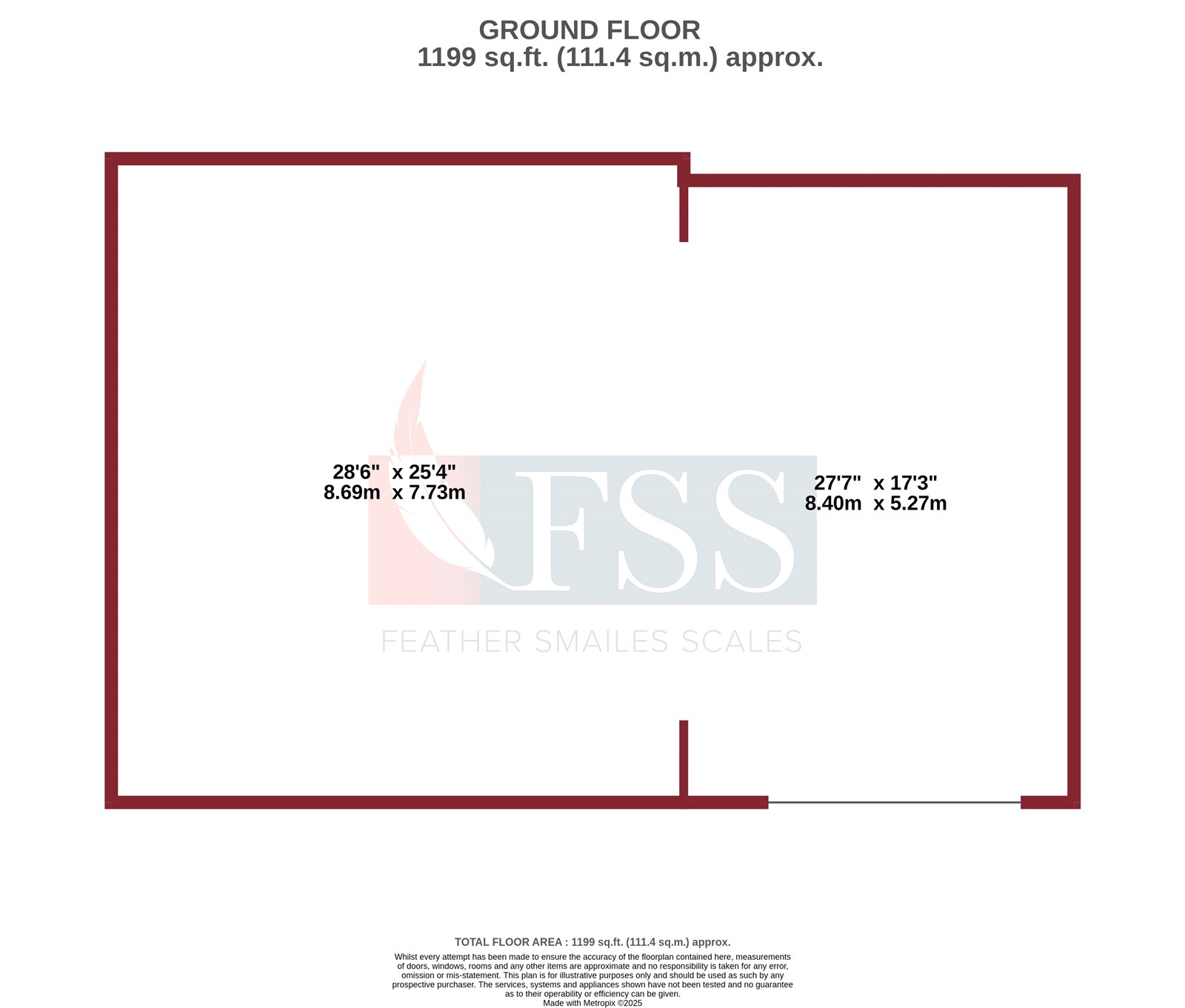 Floorplan for                                                          
                                                    