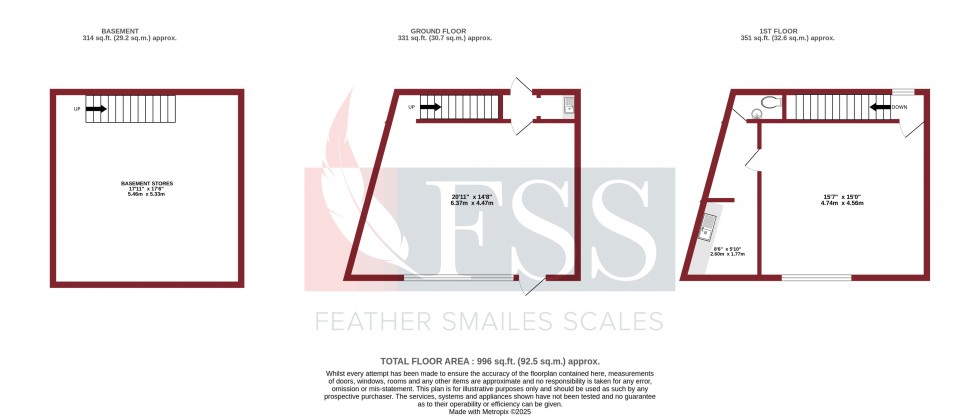 Floorplan for                                                          
                                                    