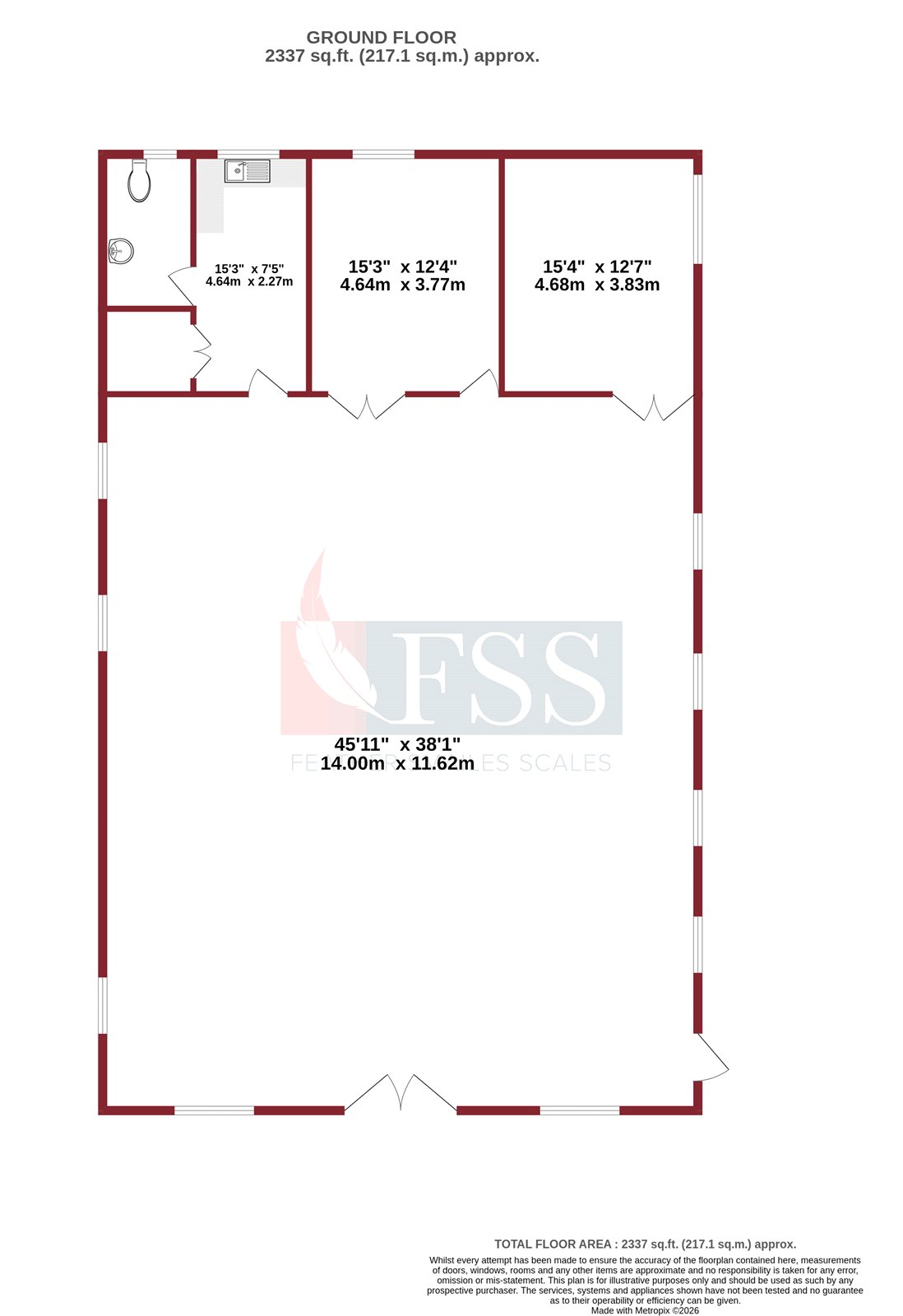 Floorplan for                                                         
                                                    