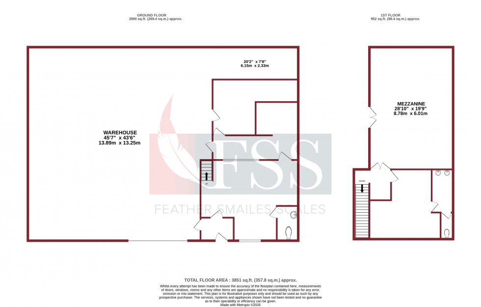 Floorplan for                                                         
                                                    
