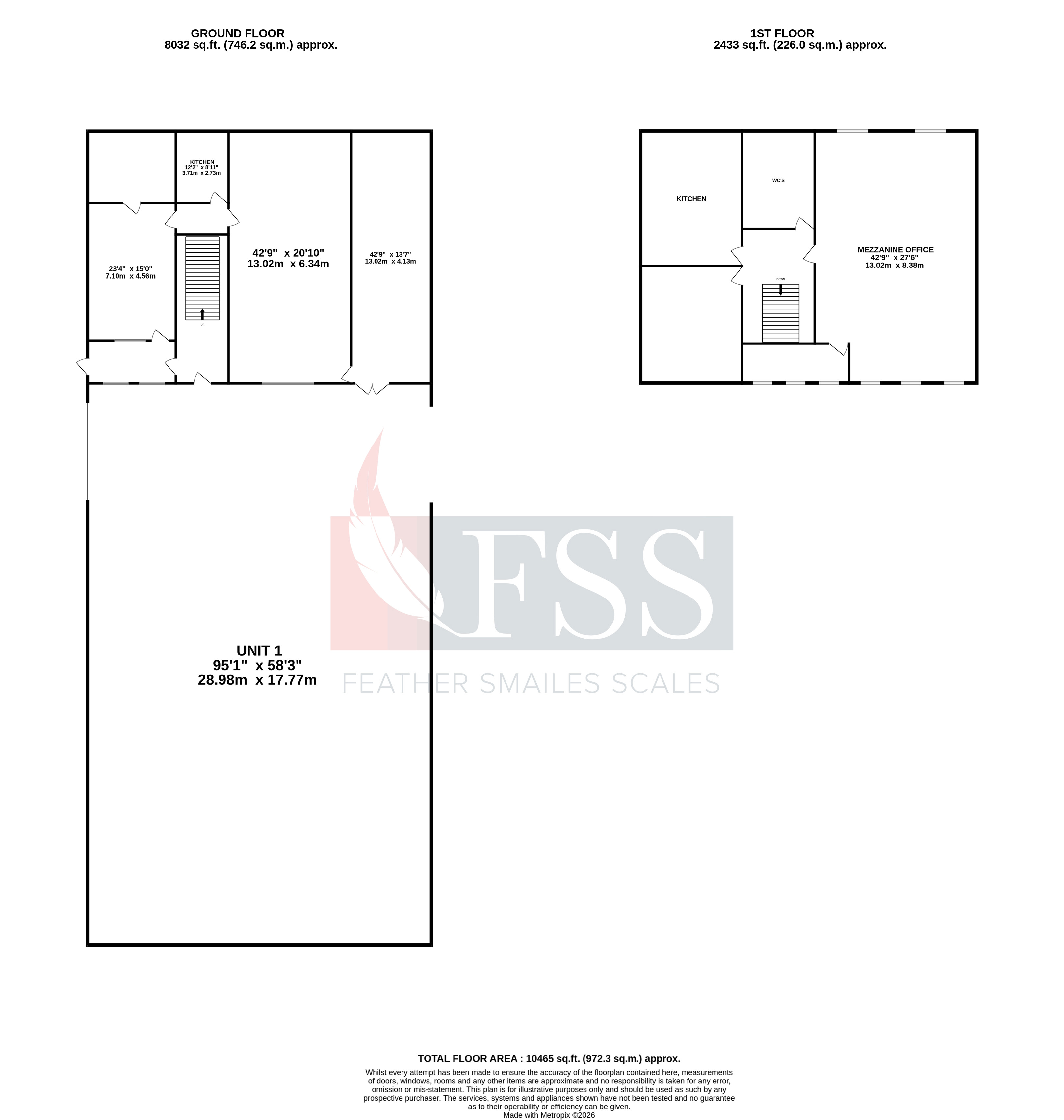 Floorplan for                                                         
                                                    