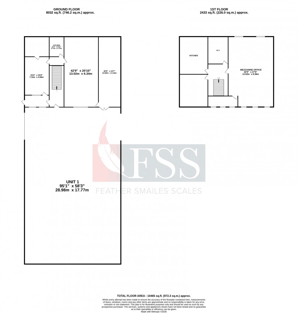 Floorplan for                                                         
                                                    