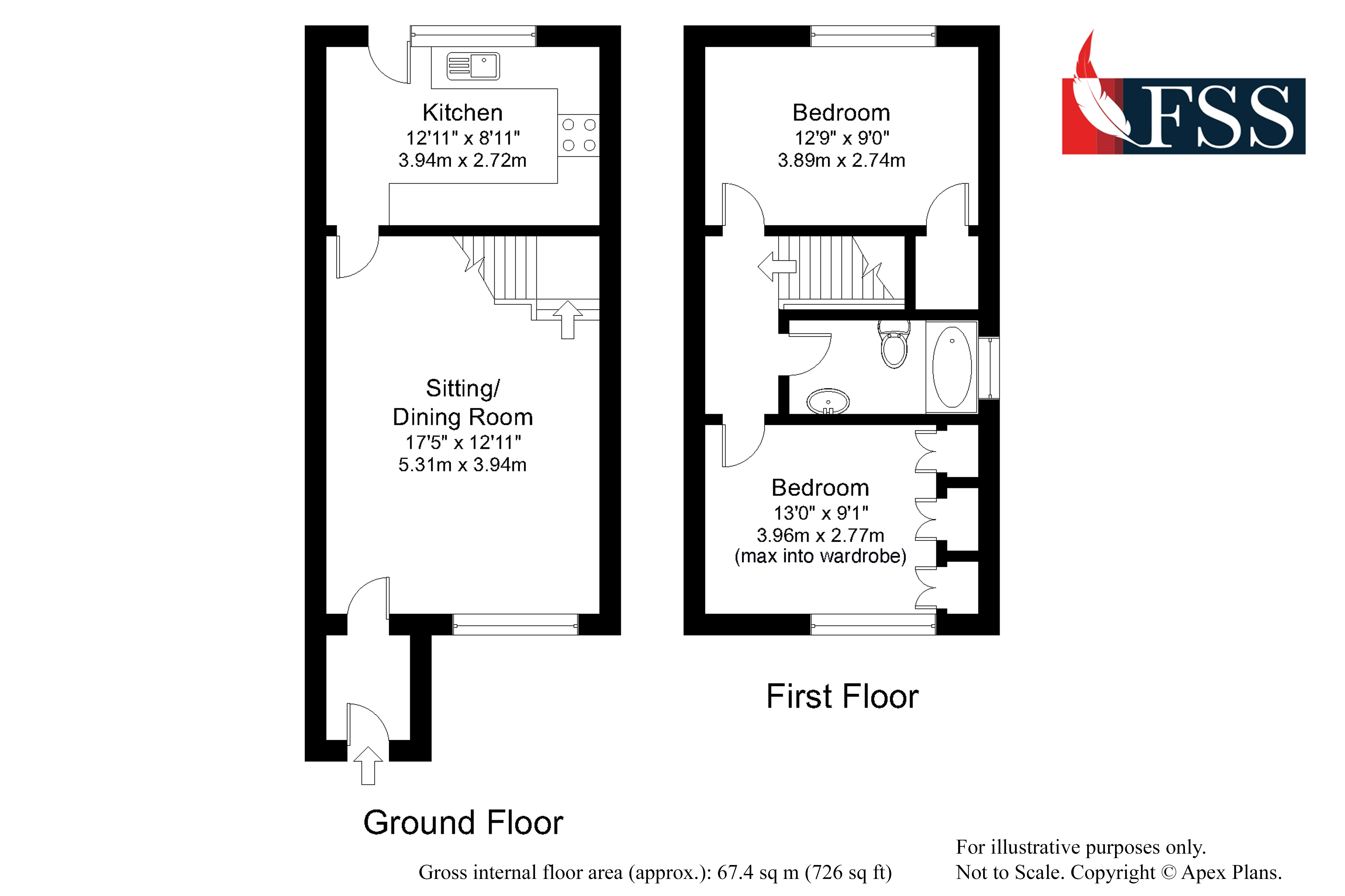 Floorplan for                                                         
                                                    