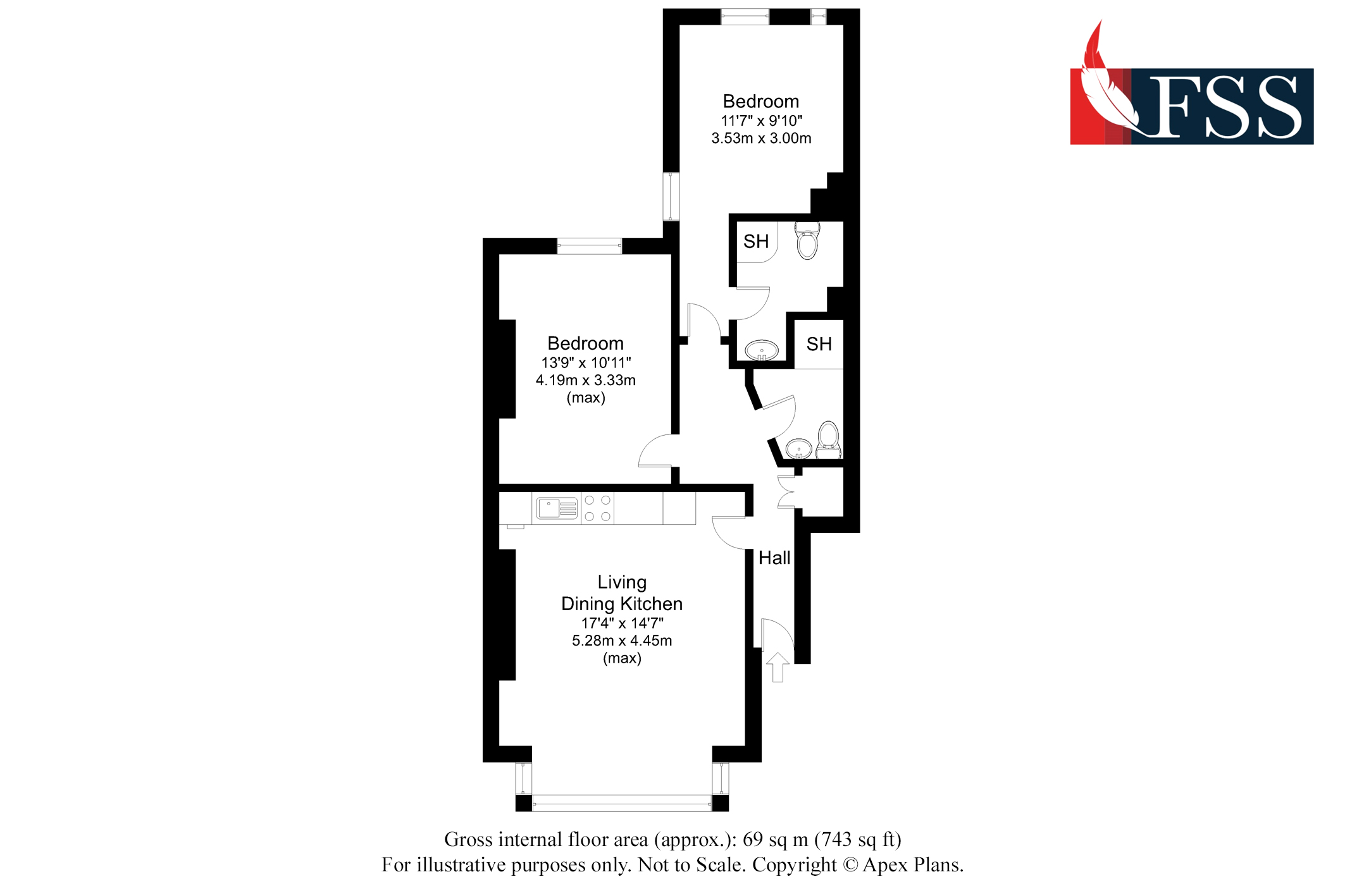 Floorplan for                                                         
                                                    