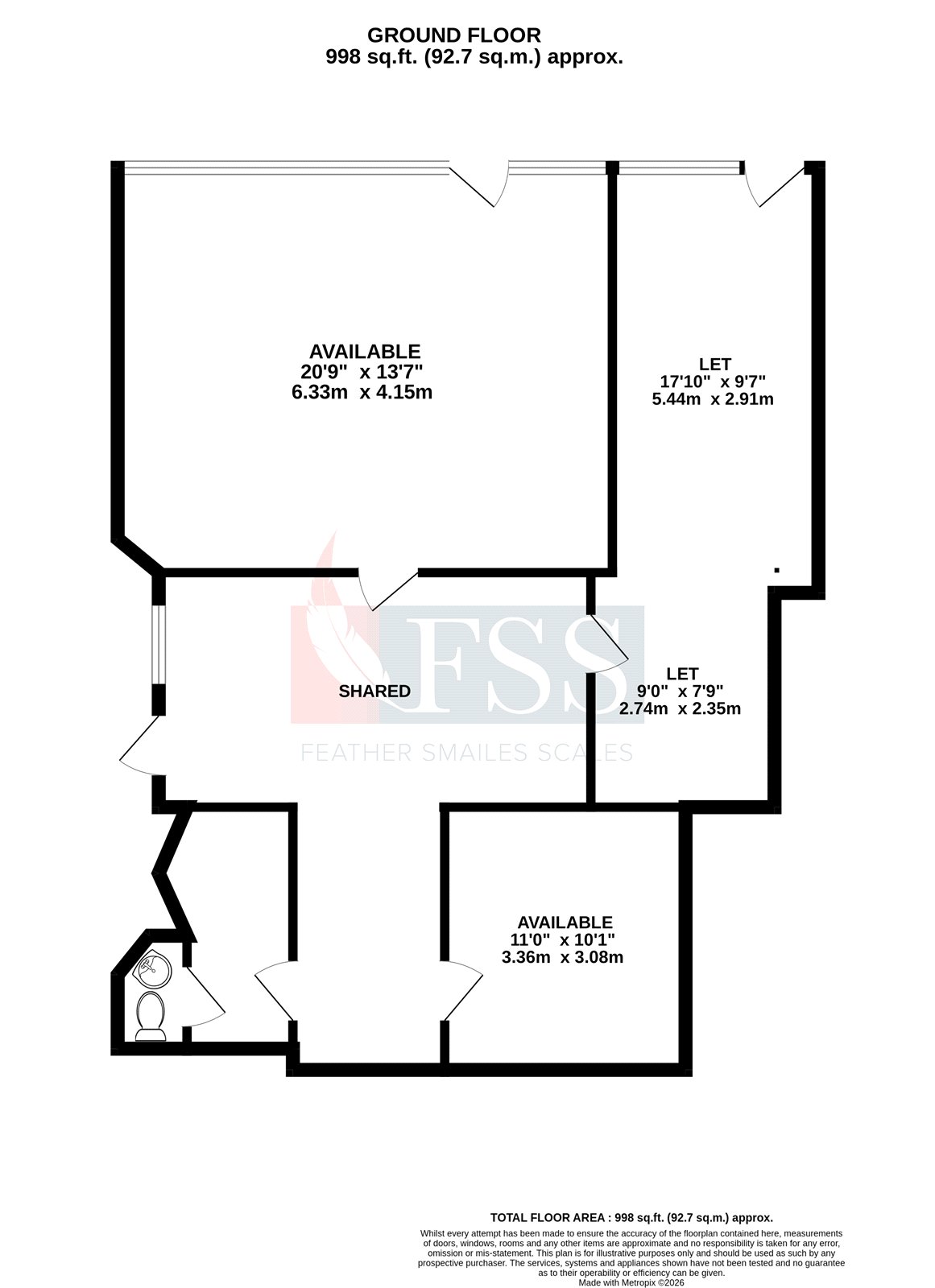 Floorplan for                                                         
                                                    
