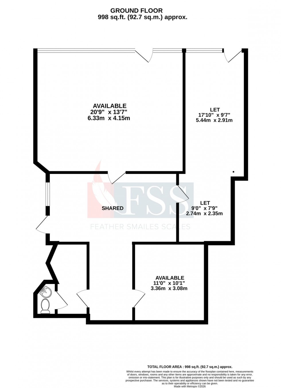 Floorplan for                                                         
                                                    