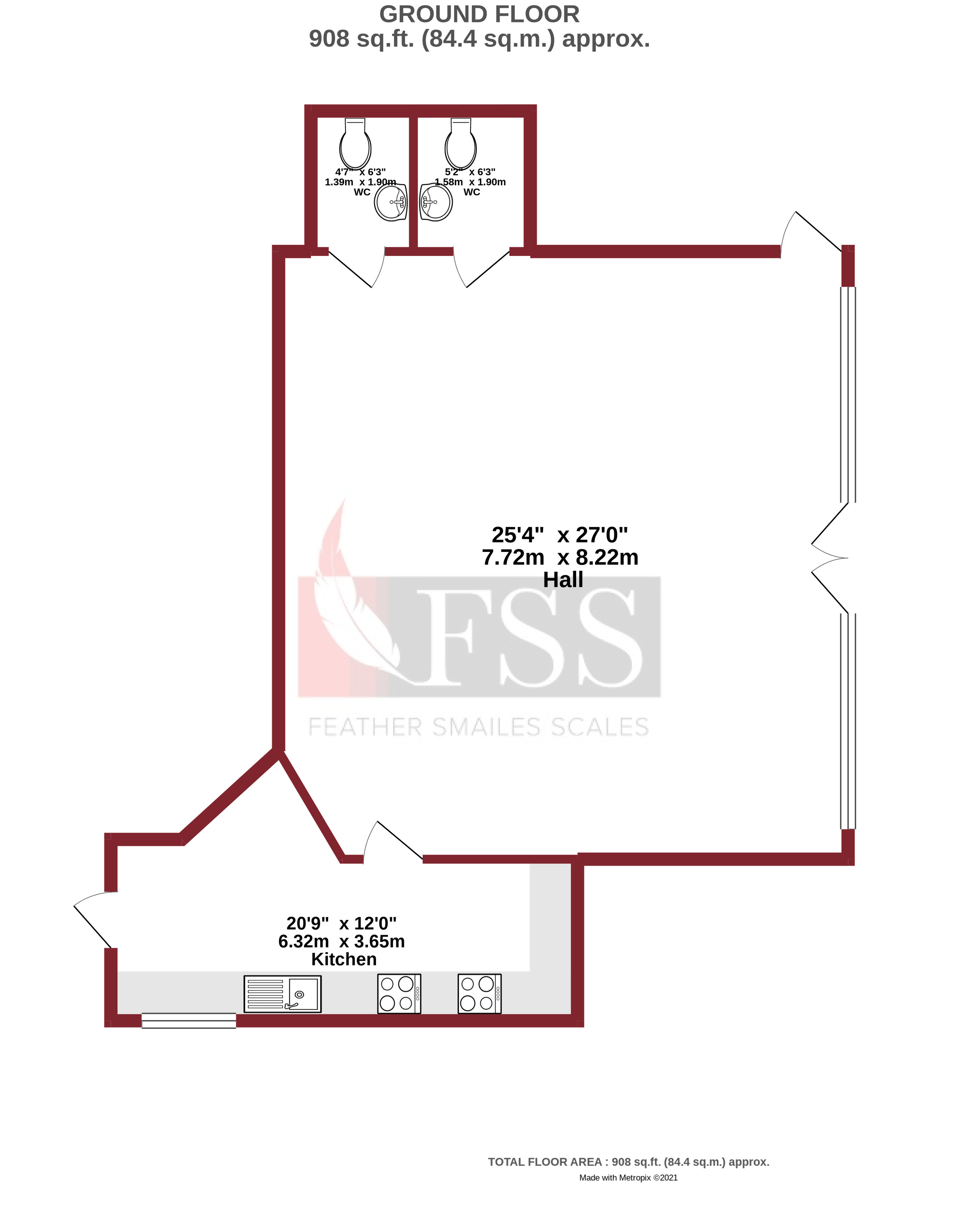 Floorplan for                                                          
                                                    