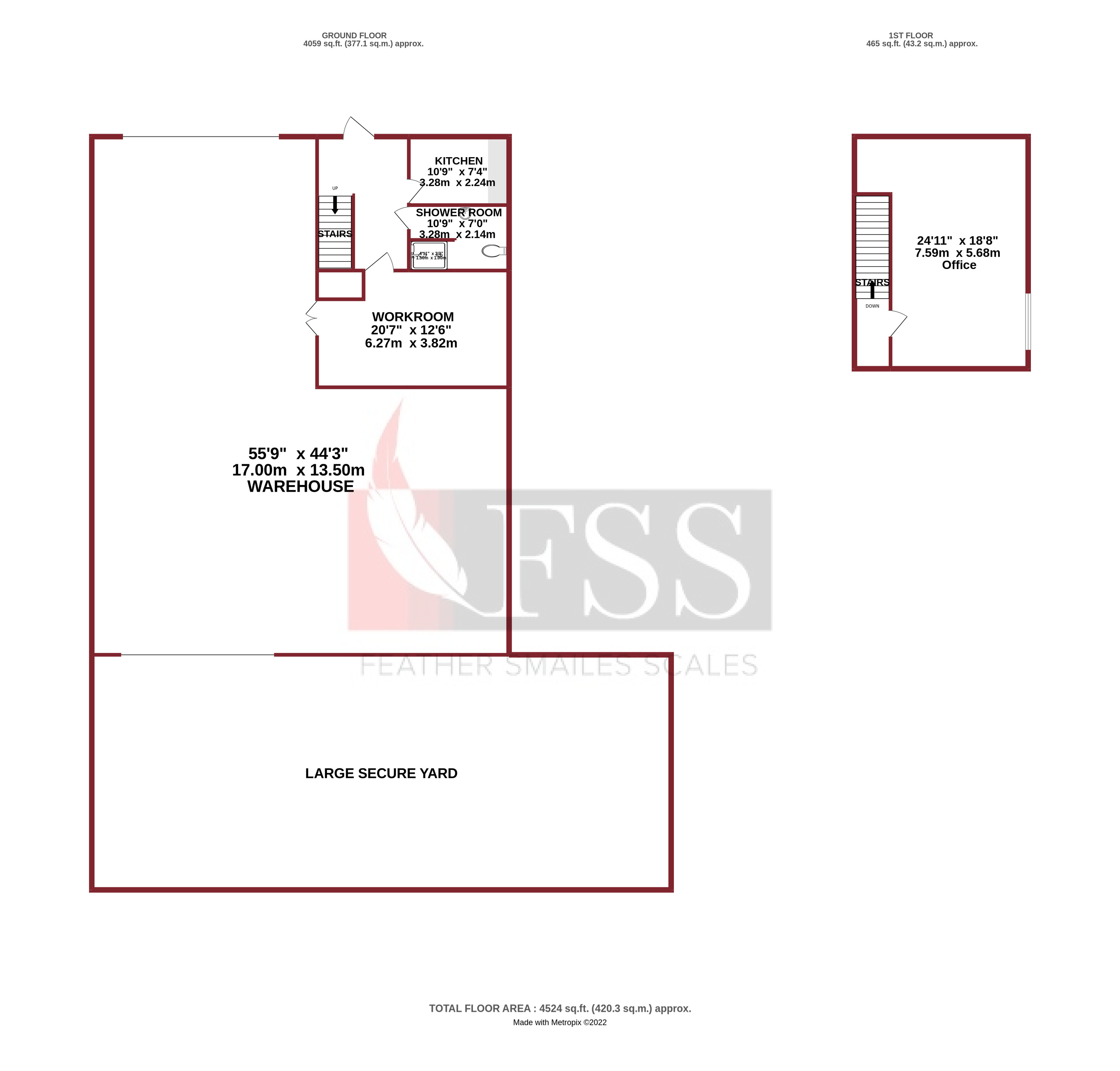 Floorplan for                                                          
                                                    