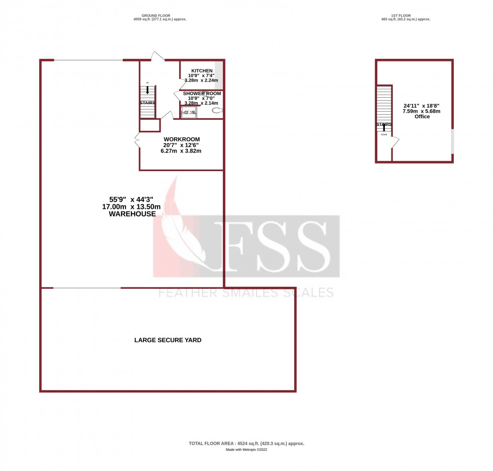 Floorplan for                                                          
                                                    