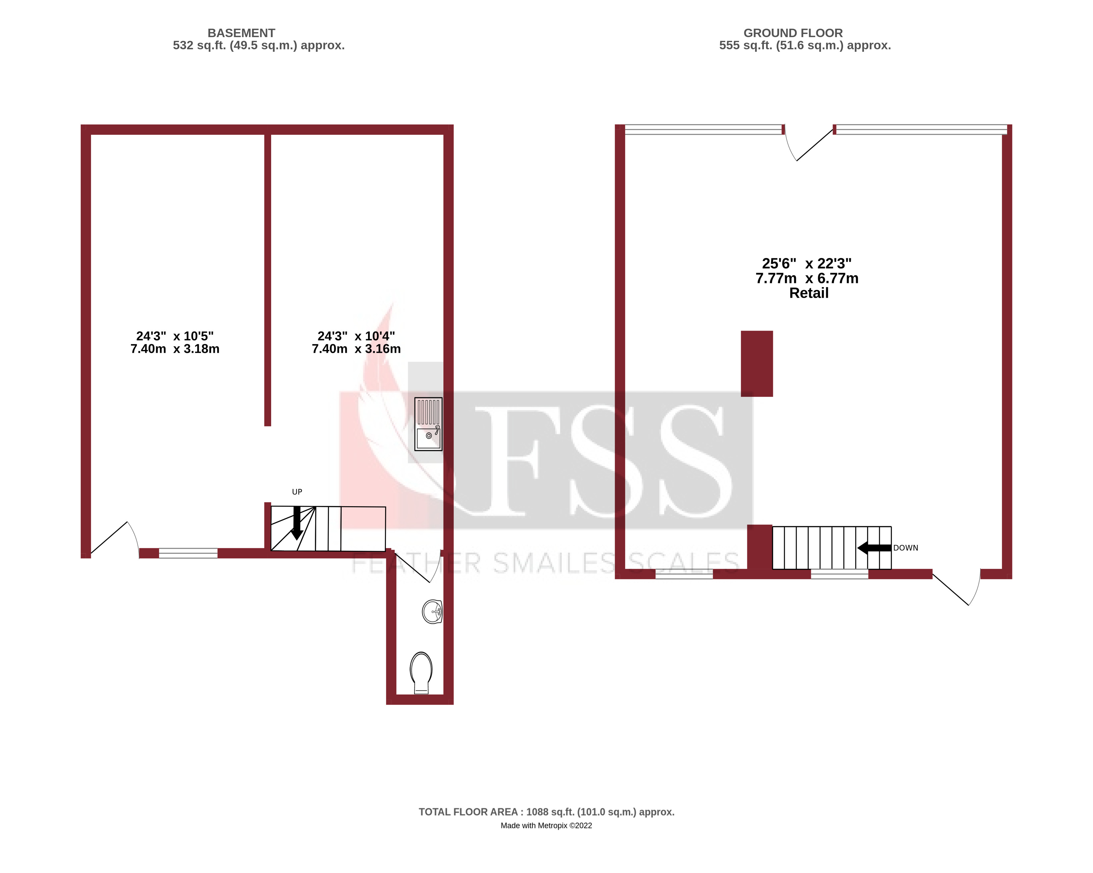 Floorplan for                                                          
                                                    