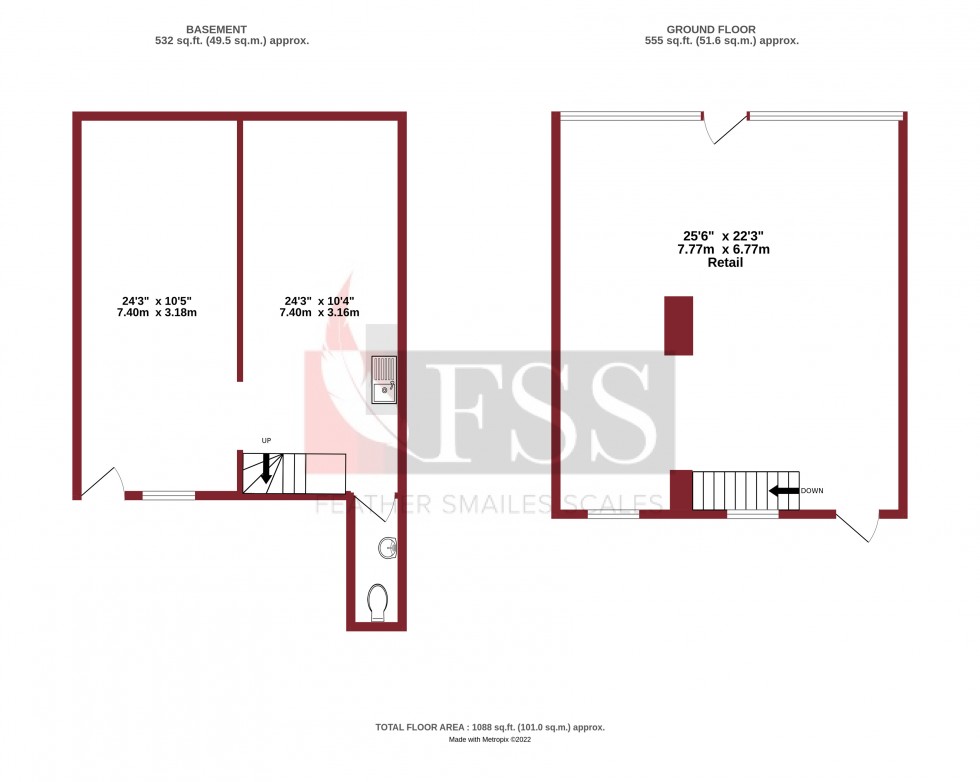 Floorplan for                                                          
                                                    