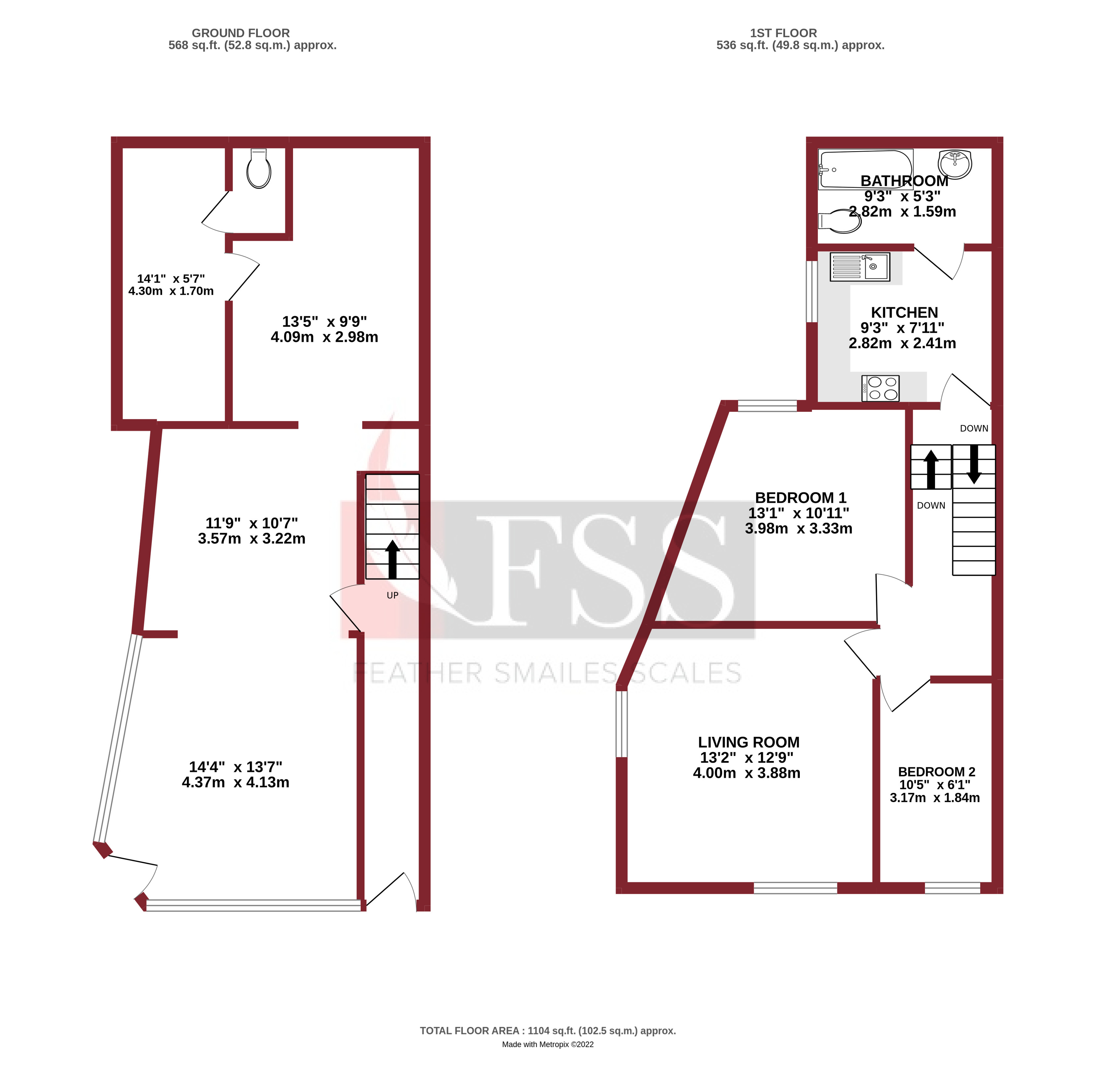 Floorplan for                                                          
                                                    