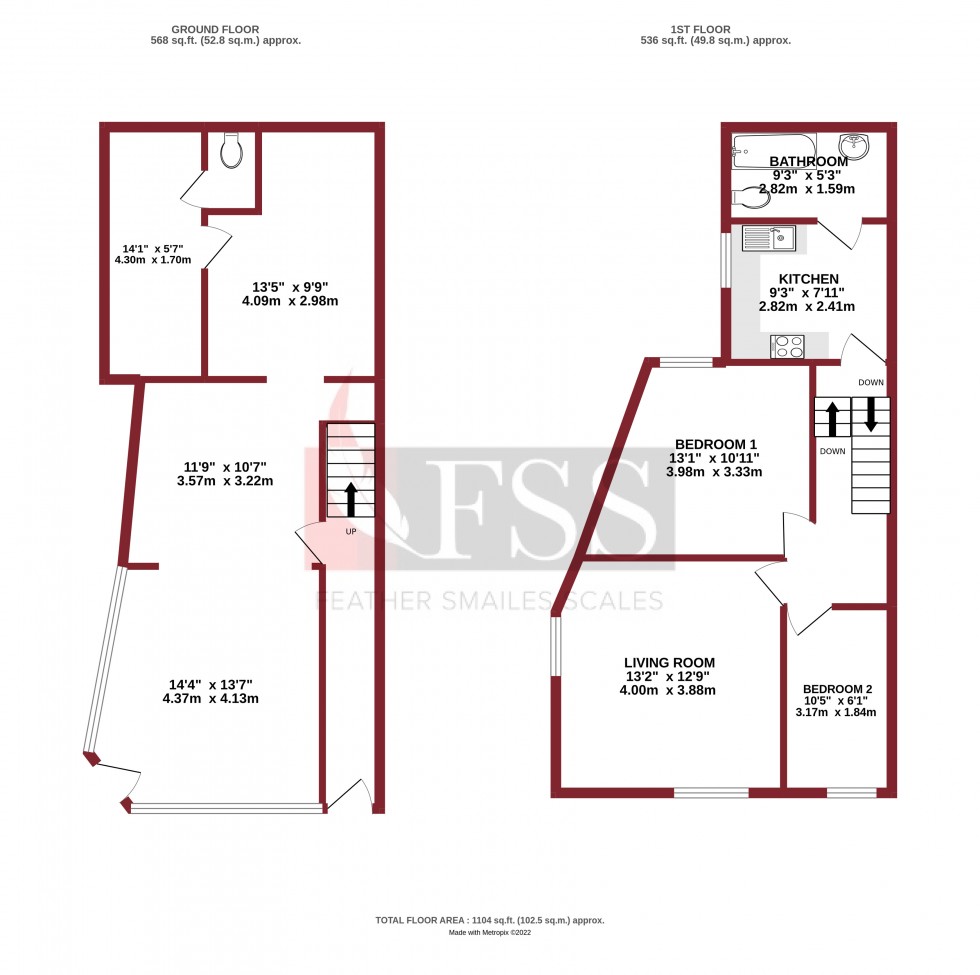 Floorplan for                                                          
                                                    