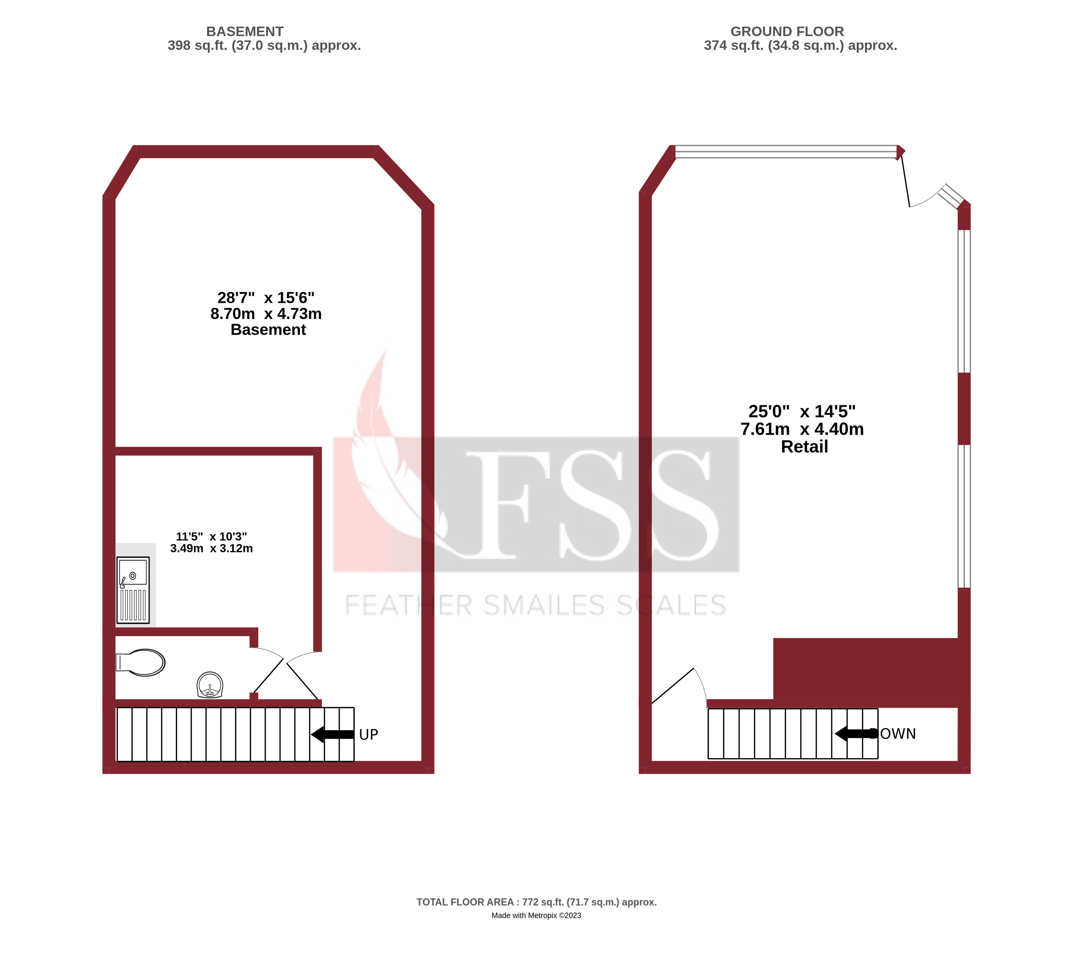 Floorplan for                                                          
                                                    