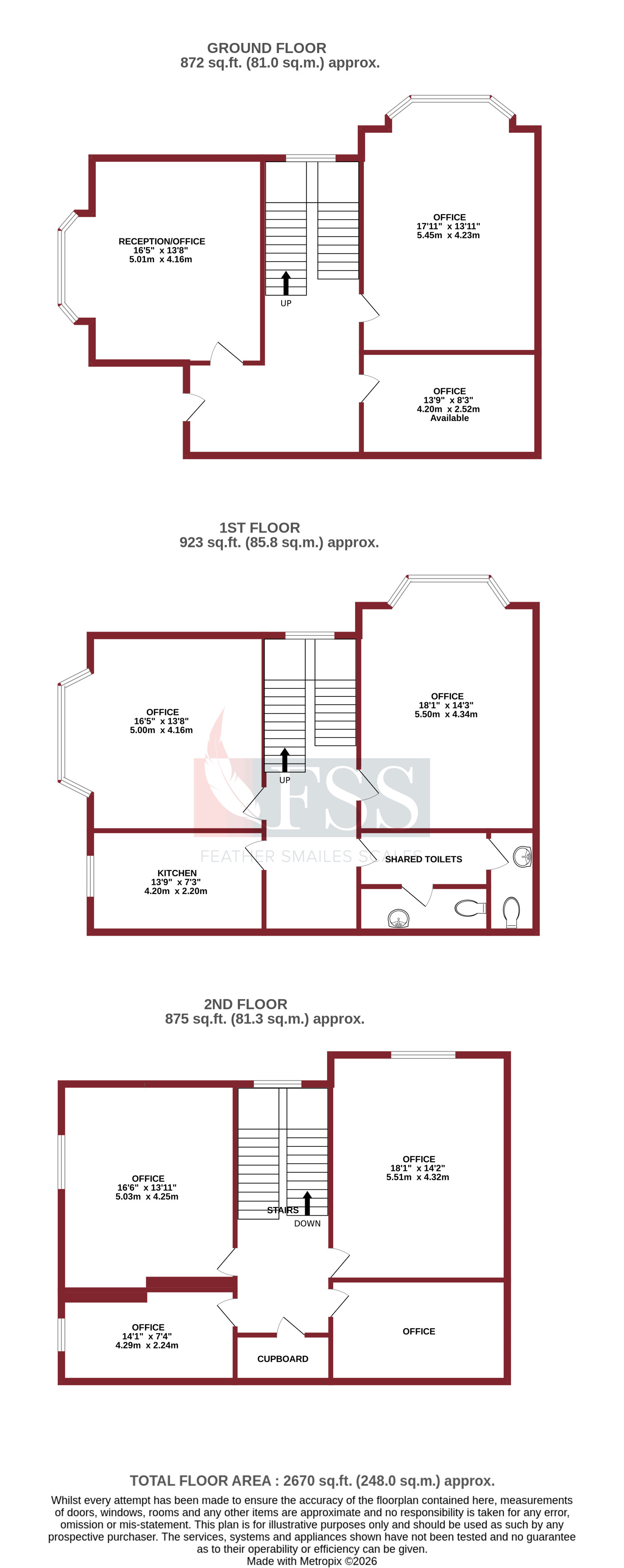Floorplan for                                                          
                                                    