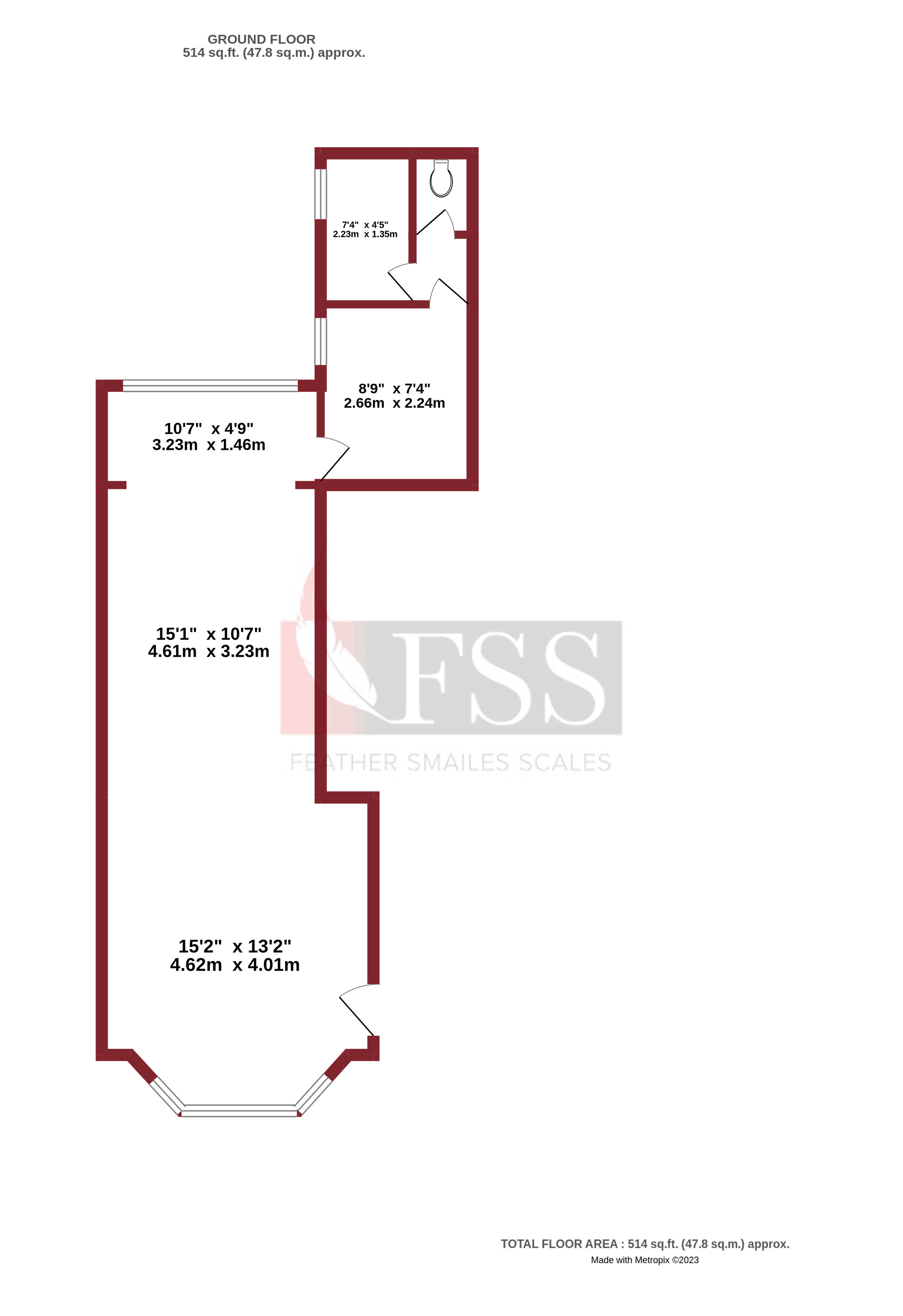 Floorplan for                                                          
                                                    