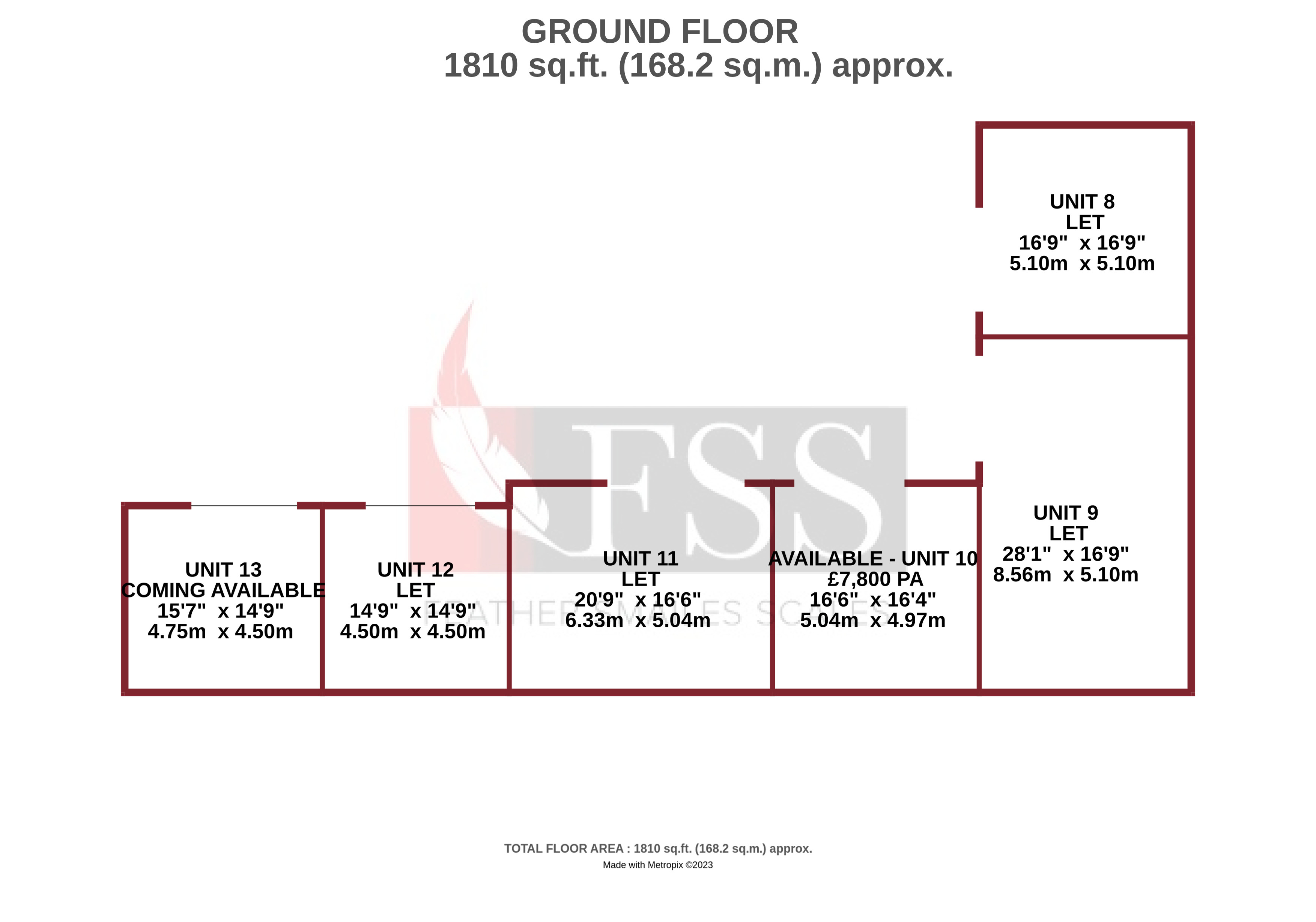 Floorplan for                                                          
                                                    