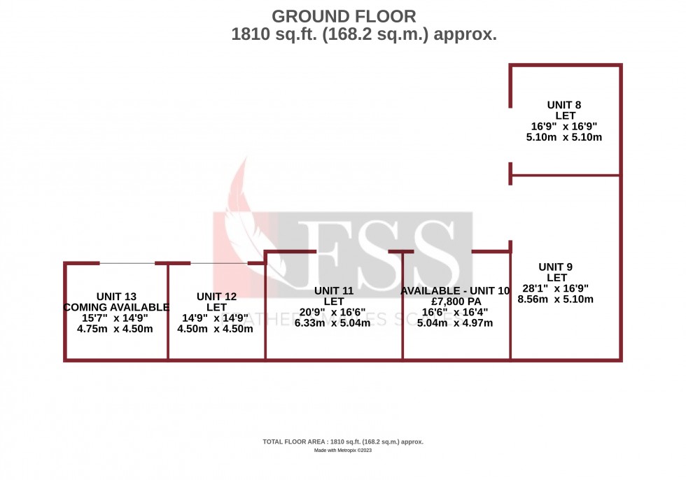 Floorplan for                                                          
                                                    