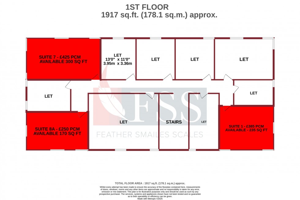 Floorplan for                                                          
                                                    