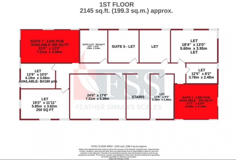 Floorplan for                                                          
                                                    
