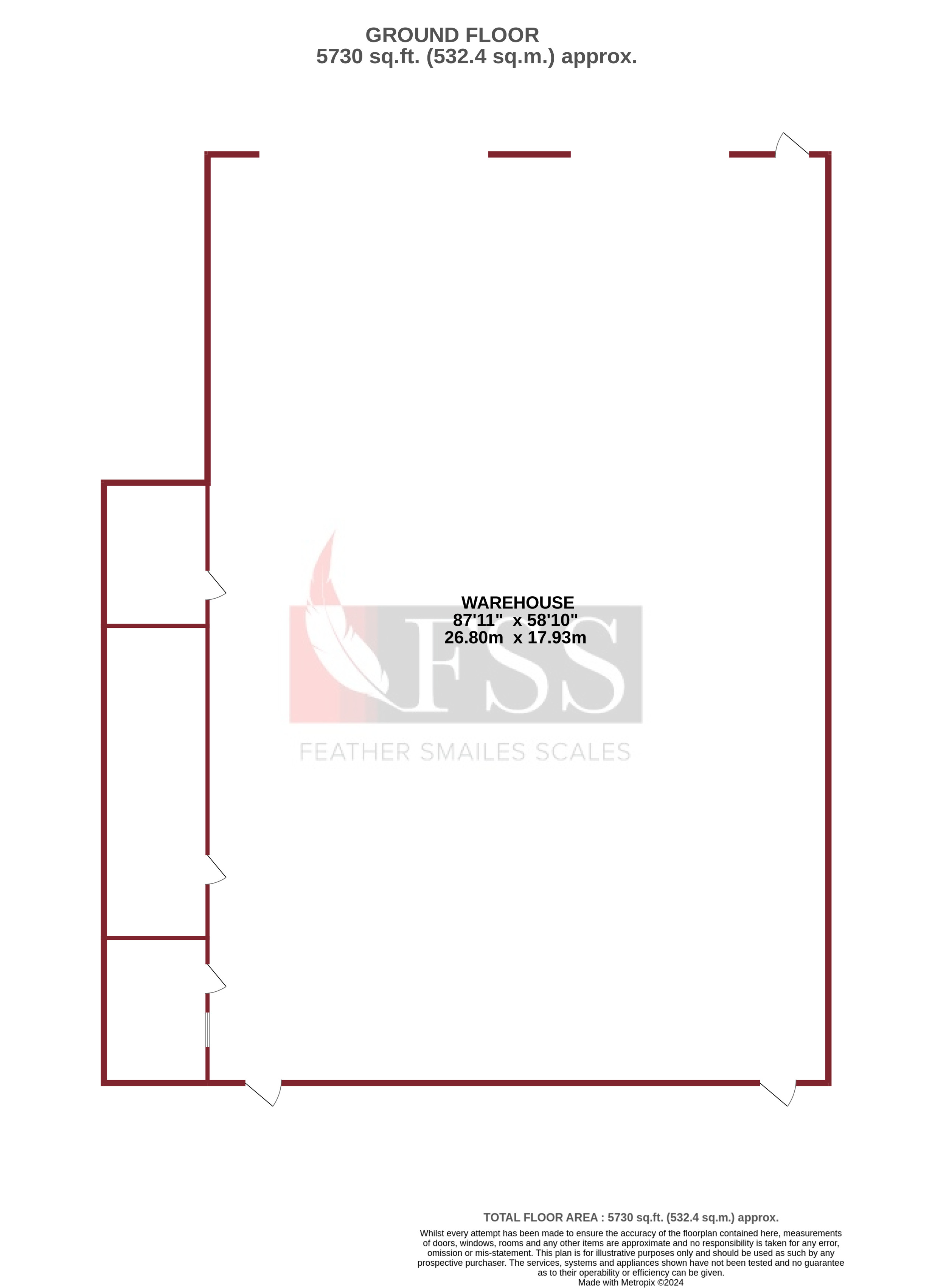 Floorplan for                                                          
                                                    