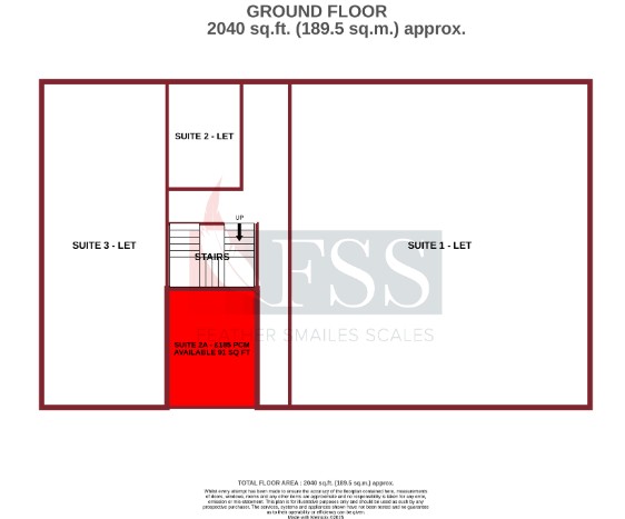 Floorplan for                                                          
                                                    