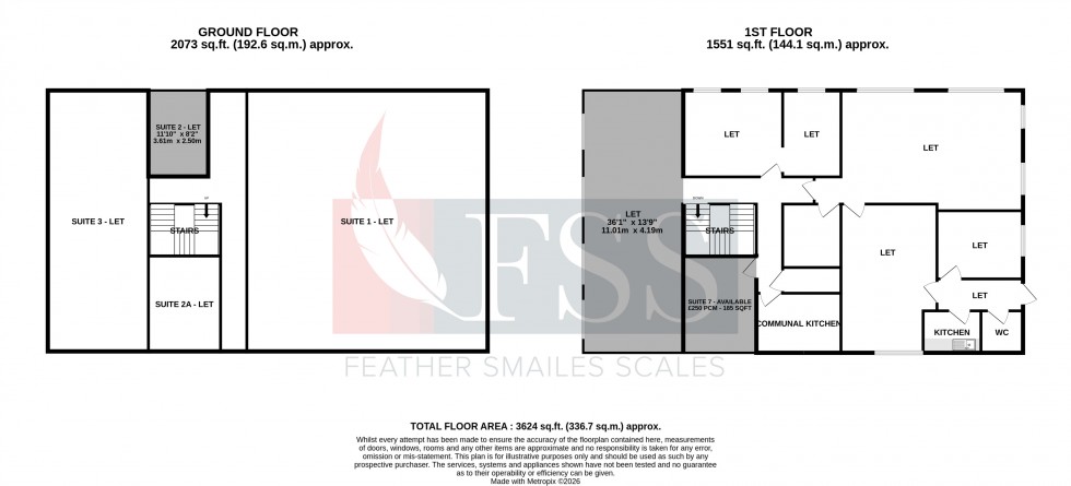 Floorplan for                                                         
                                                    