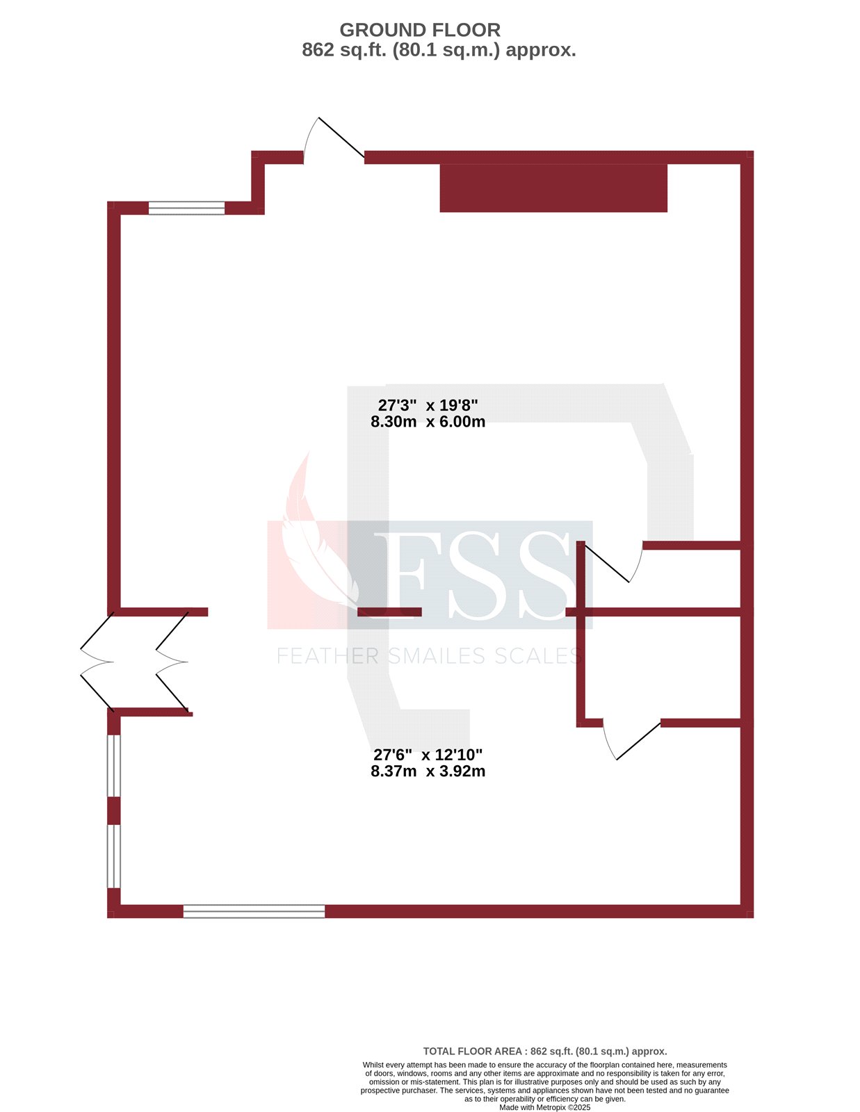 Floorplan for                                                          
                                                    