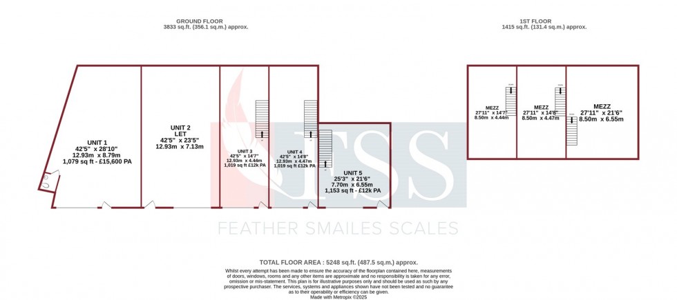 Floorplan for                                                          
                                                    