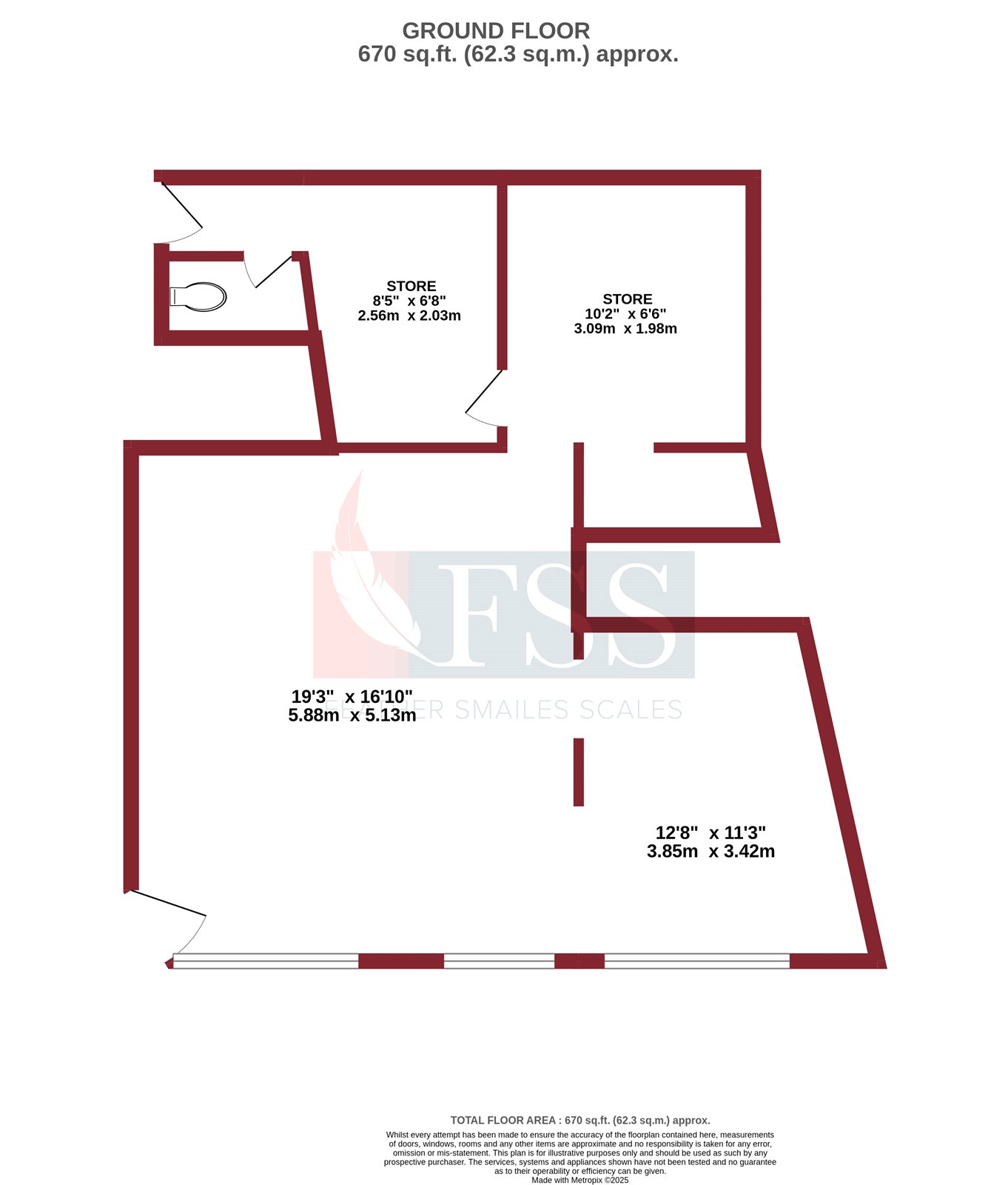 Floorplan for                                                          
                                                    