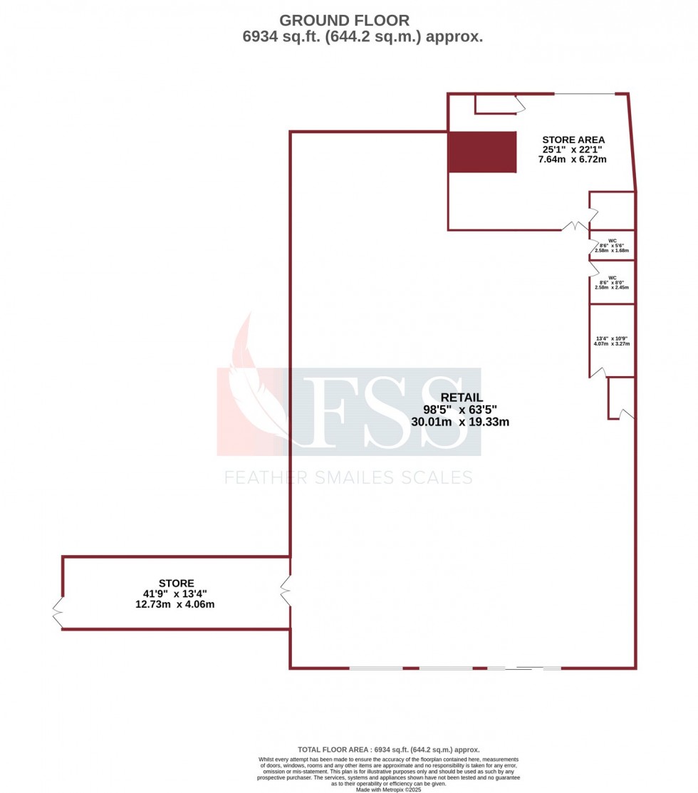 Floorplan for                                                          
                                                    