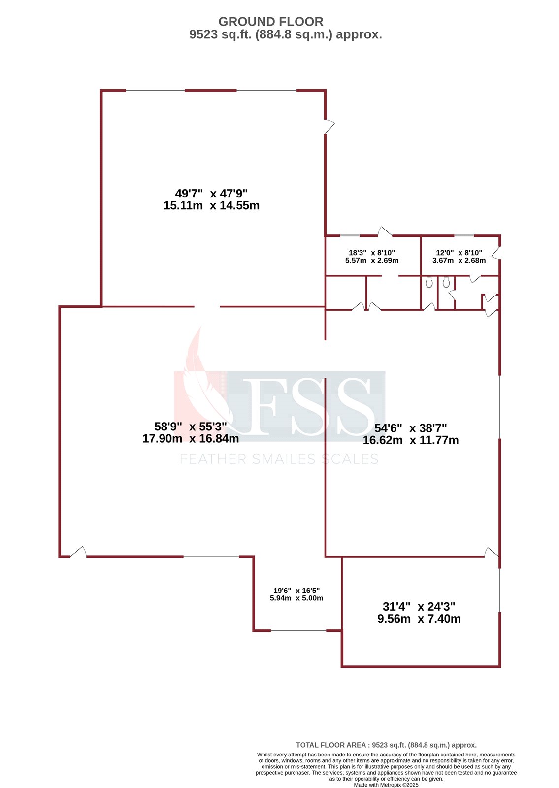 Floorplan for                                                          
                                                    