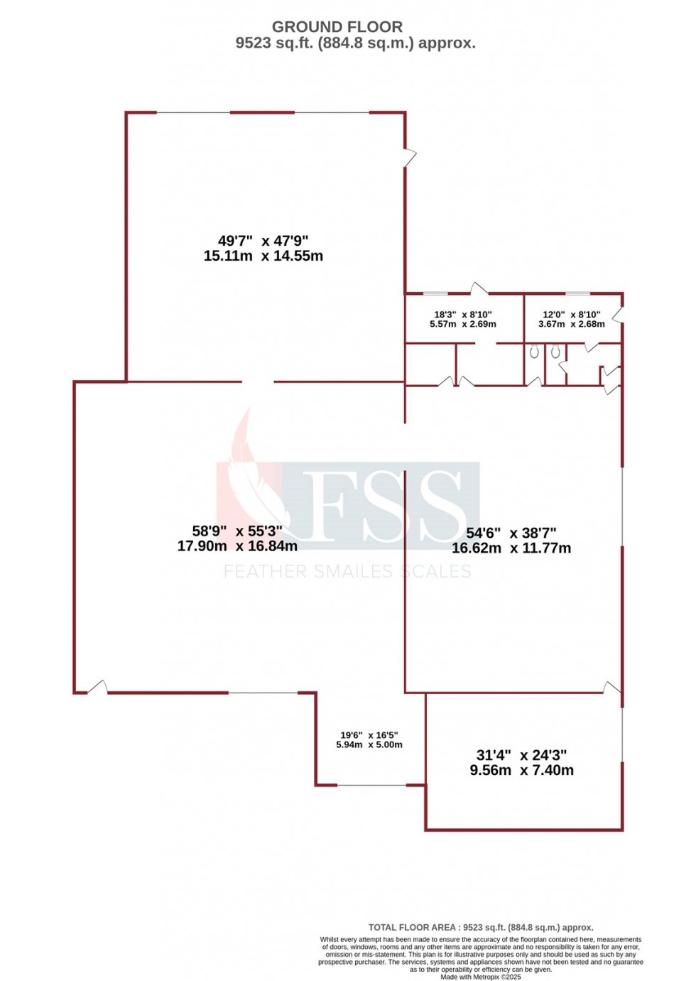 Floorplan for                                                          
                                                    