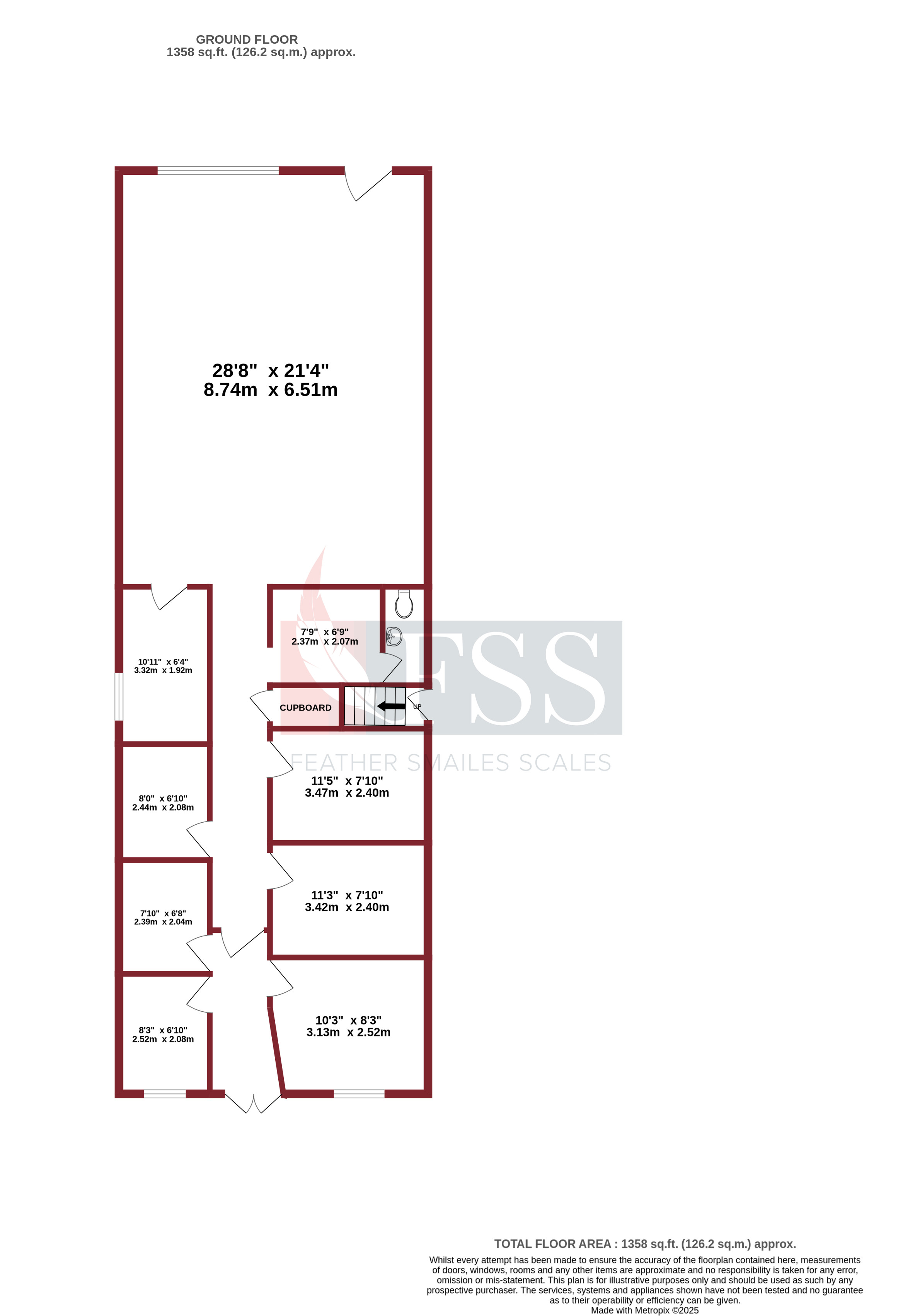 Floorplan for                                                          
                                                    