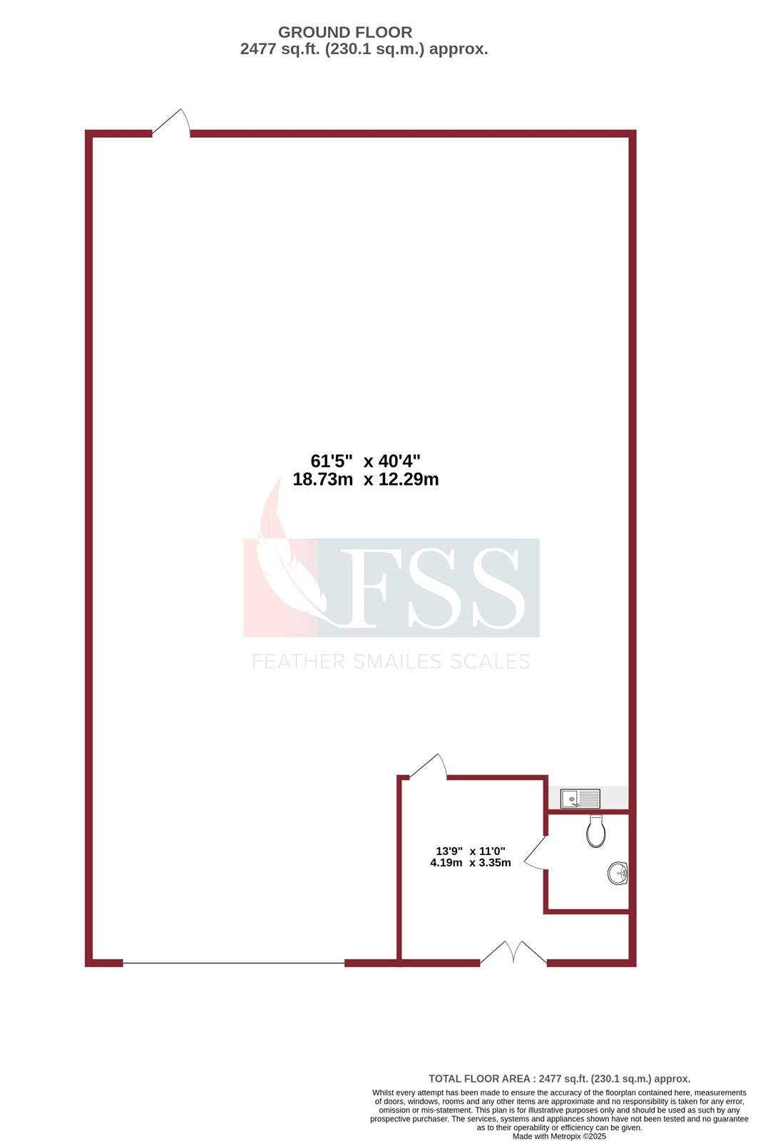 Floorplan for                                                          
                                                    
