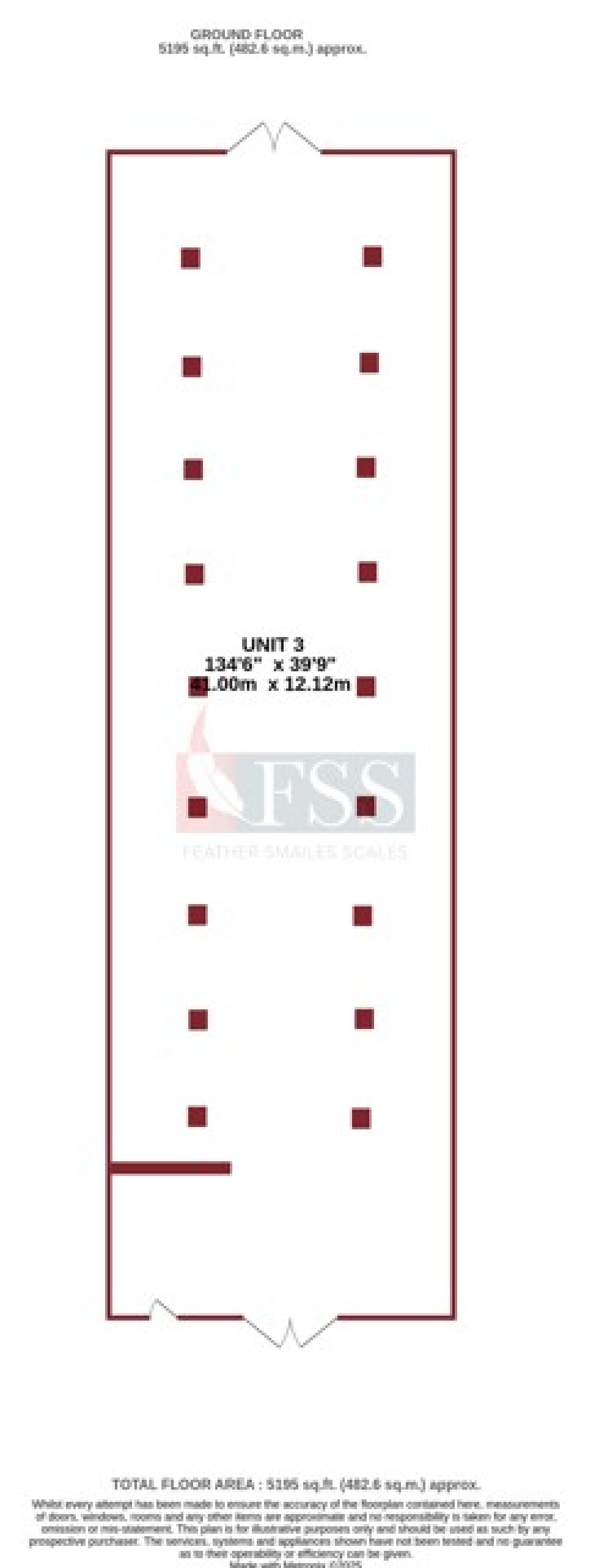 Floorplan for                                                          
                                                    
