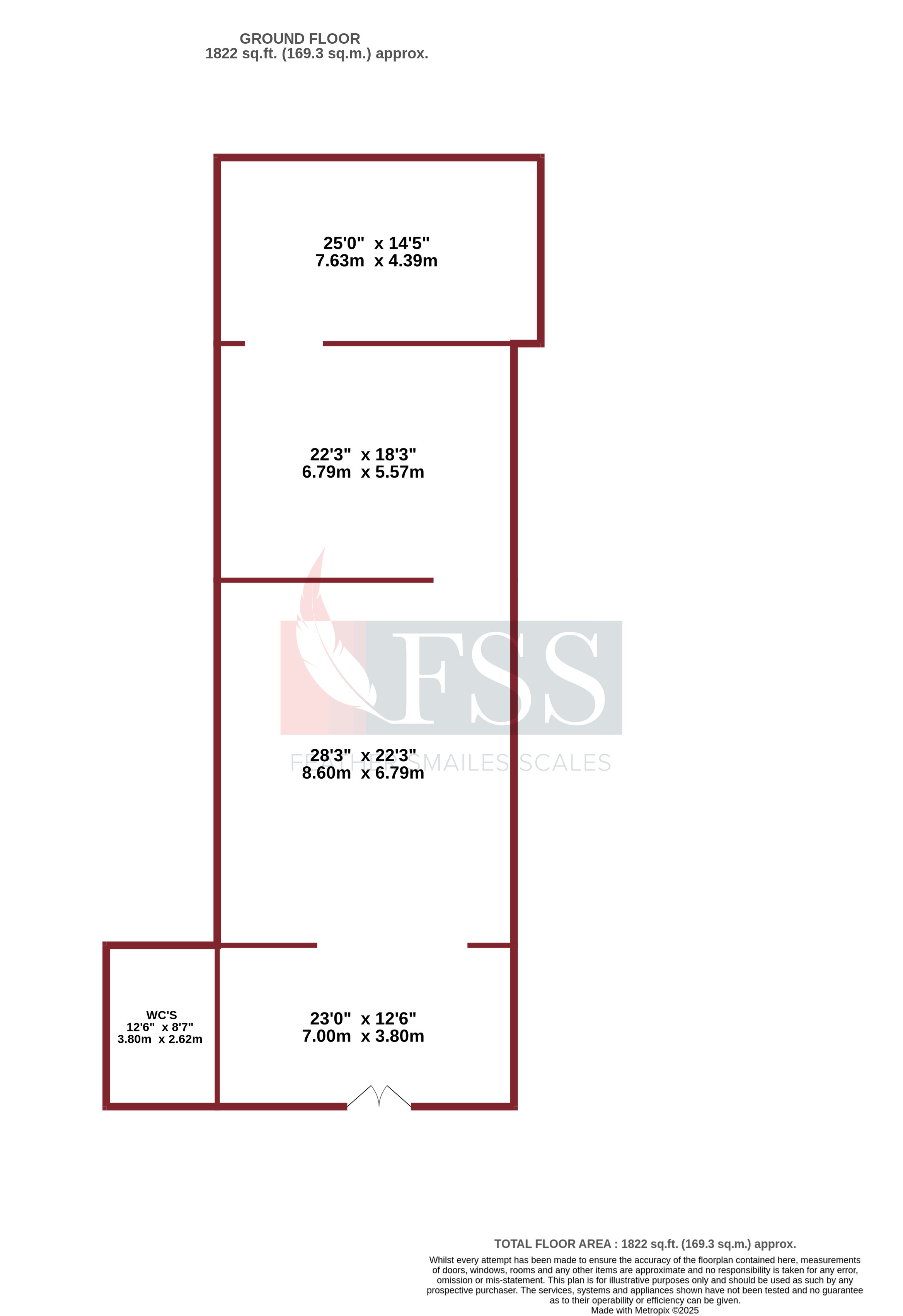 Floorplan for                                                          
                                                    