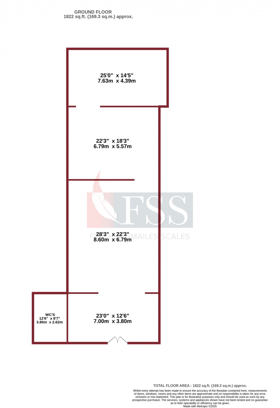 Floorplan for                                                          
                                                    