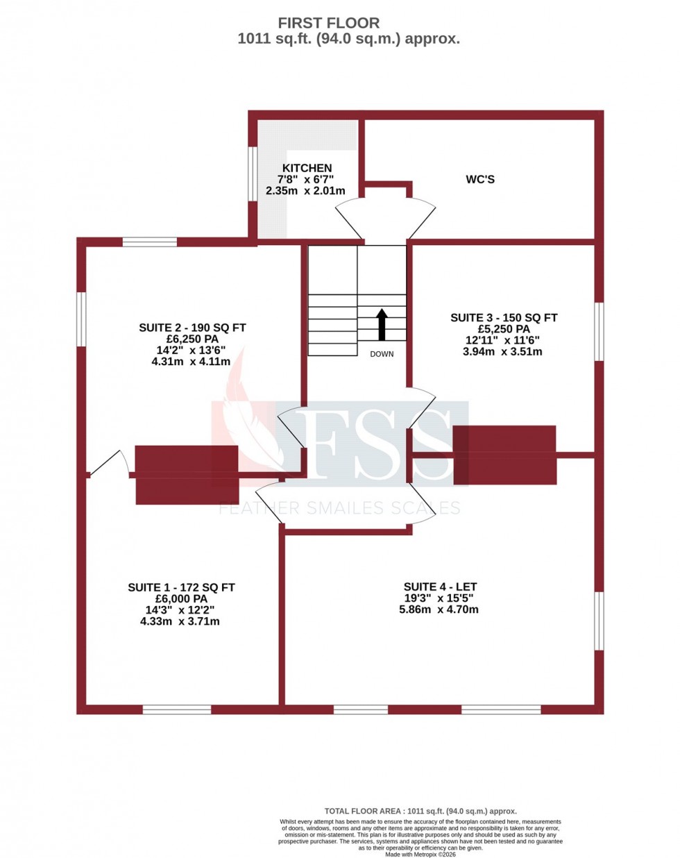 Floorplan for                                                         
                                                    