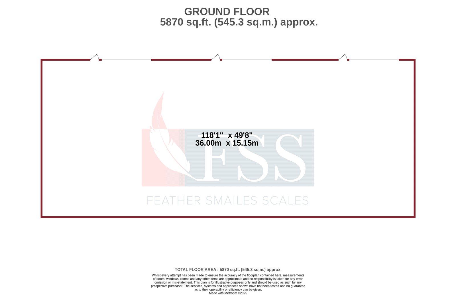 Floorplan for                                                         
                                                    