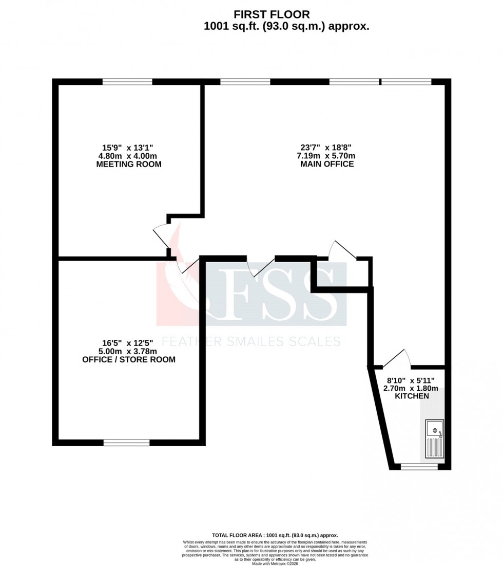 Floorplan for                                                         
                                                    
