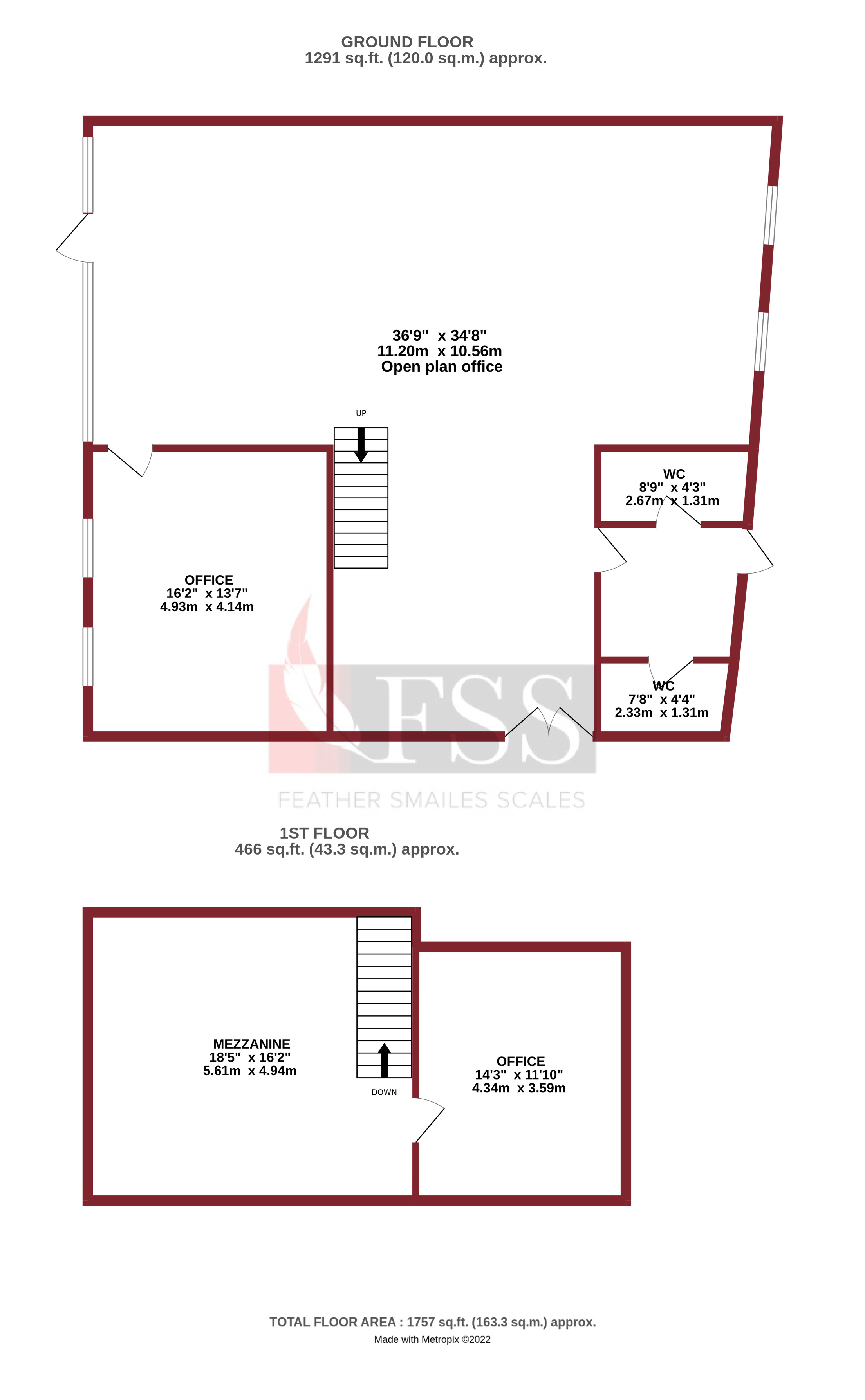Floorplan for                                                         
                                                    