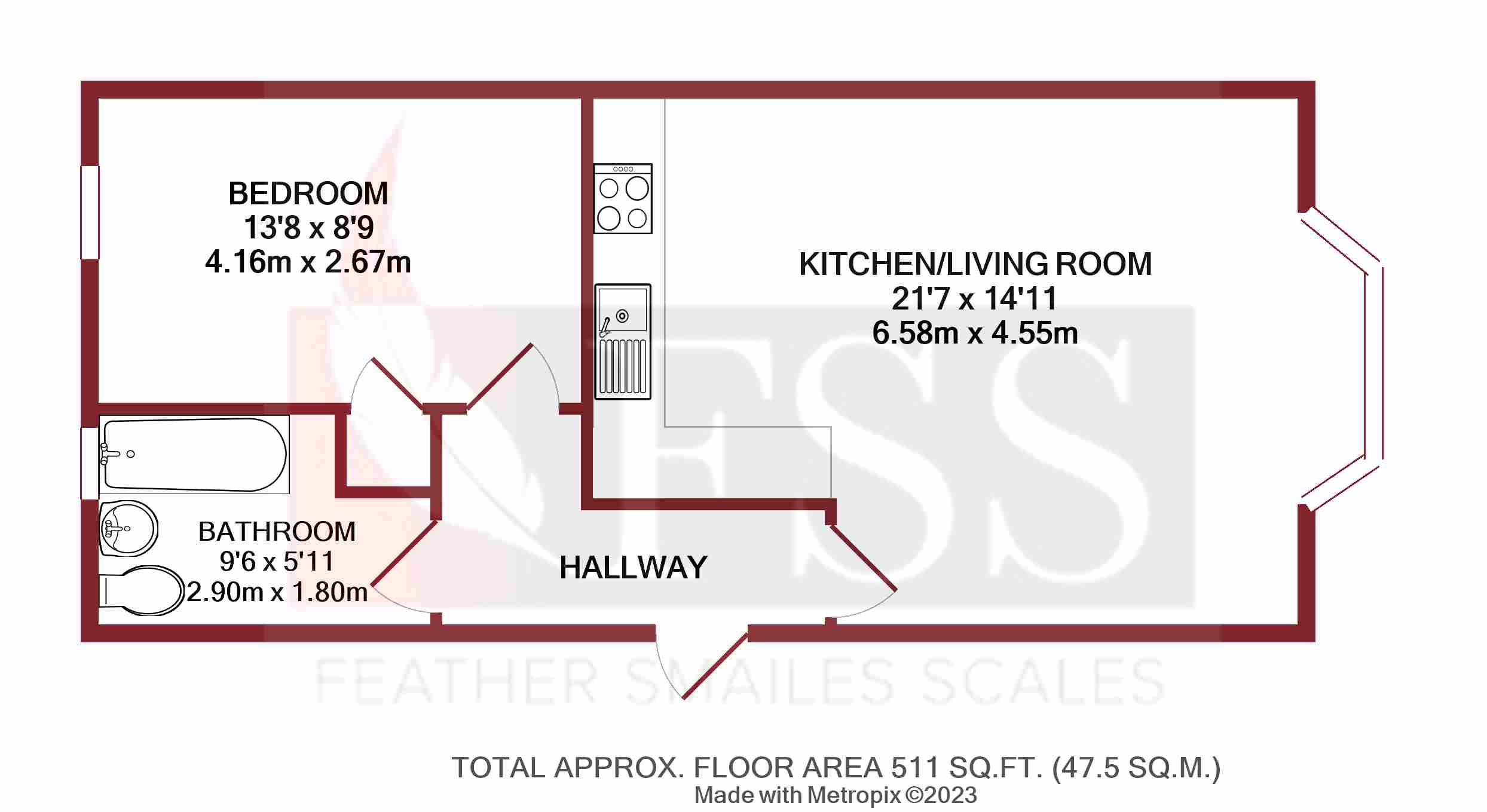 Floorplan for                                                          
                                                    