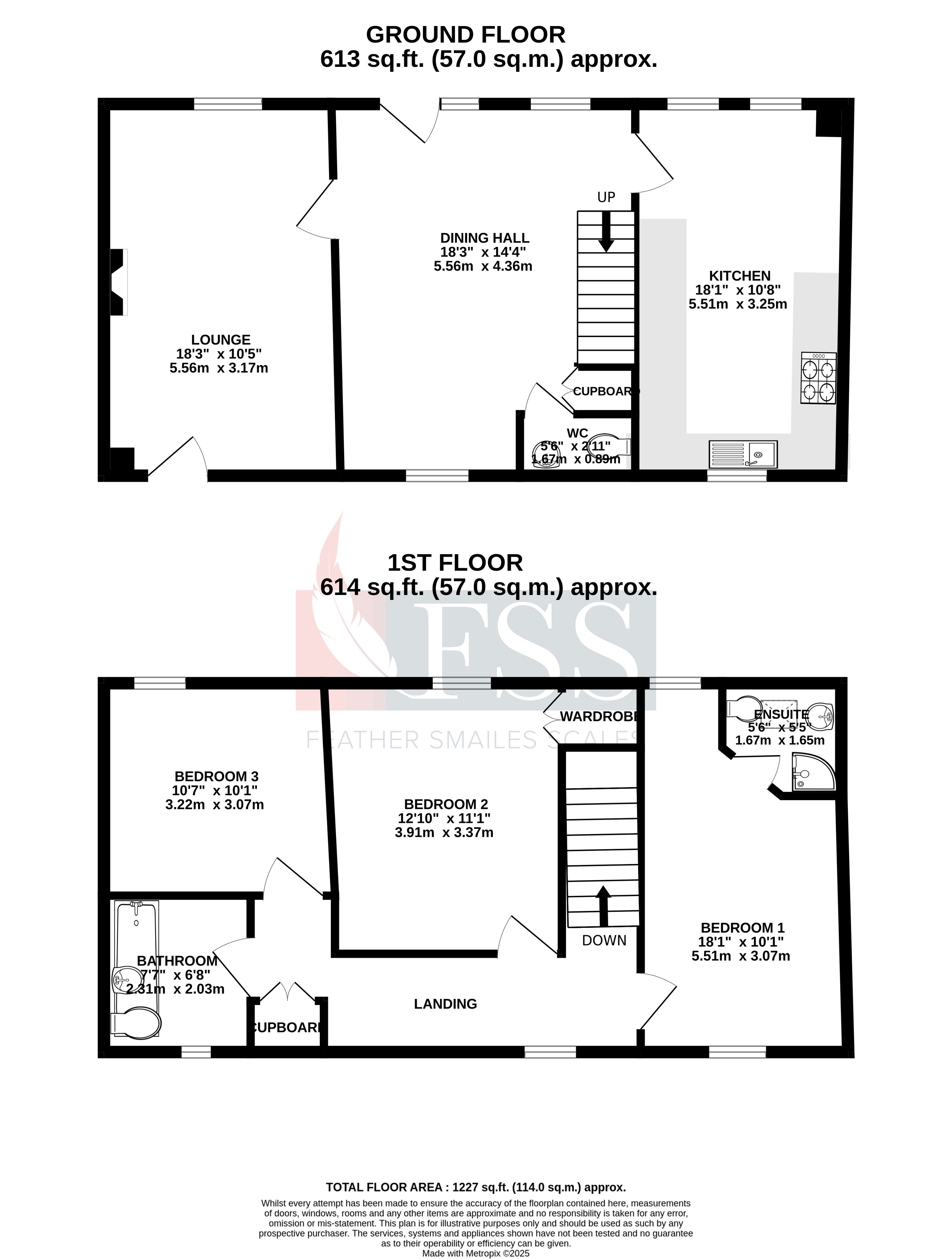 Floorplan for                                                          
                                                    
