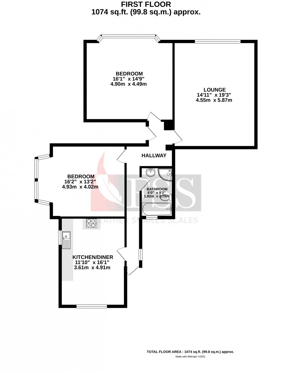 Floorplan for                                                          
                                                    