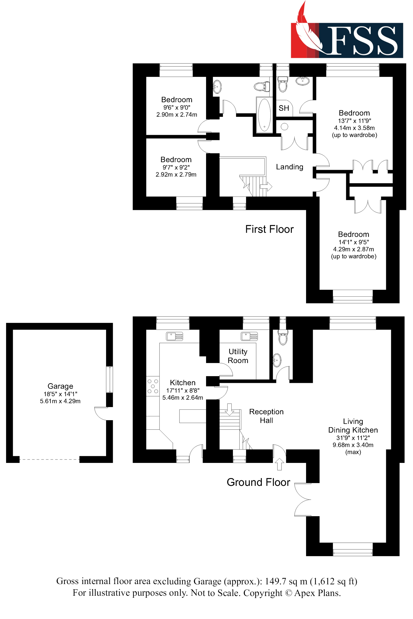 Floorplan for                                                          
                                                    